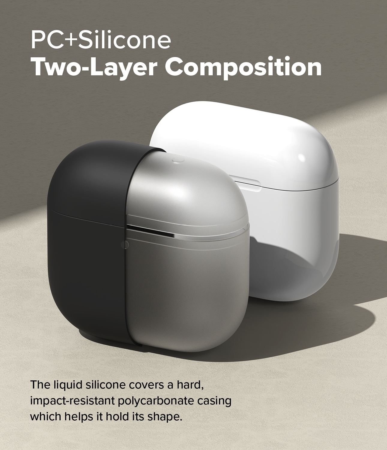 Apple AirPods 4 Silikonecover, Black