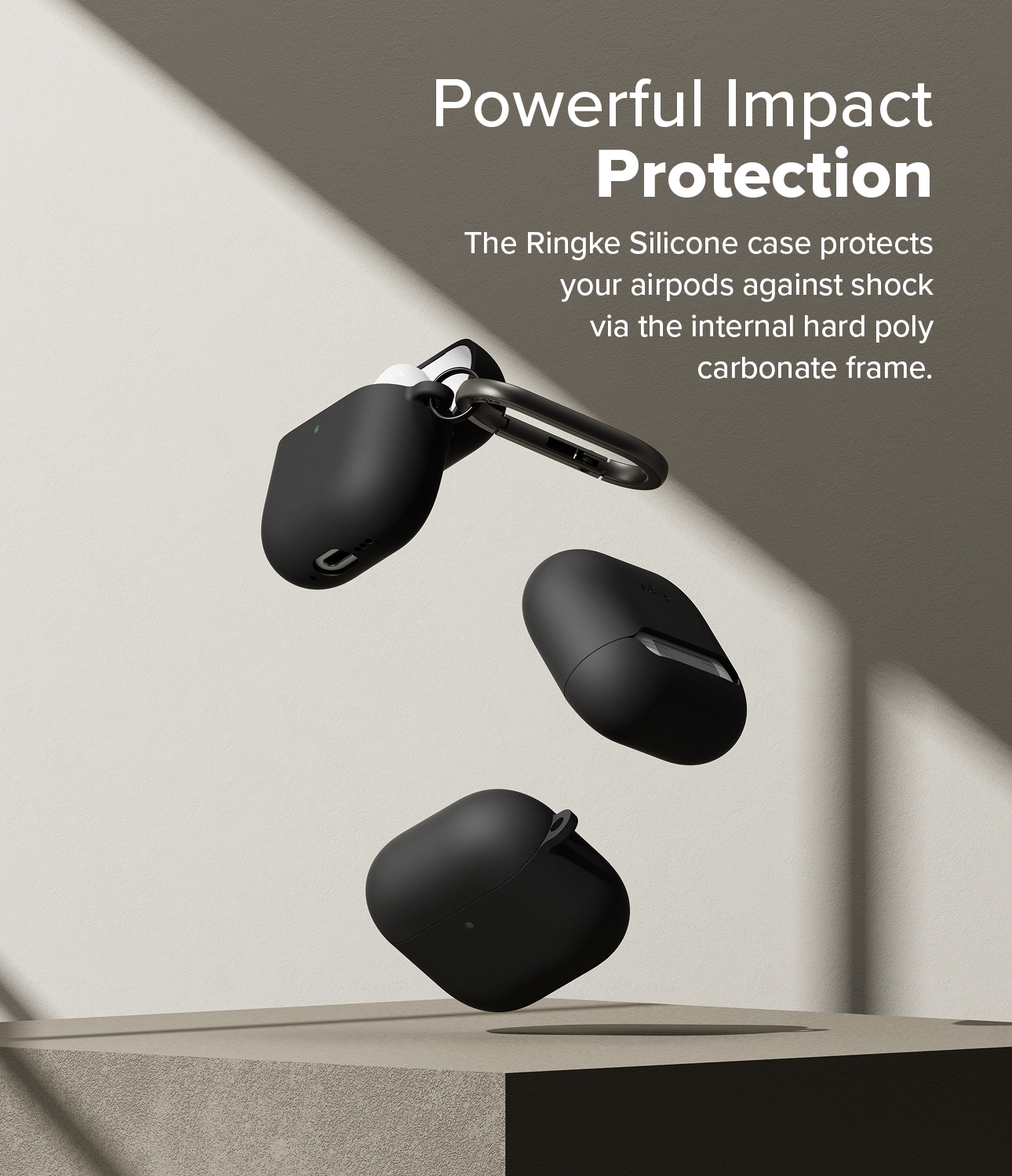 Apple AirPods 4 Silikonecover, Black