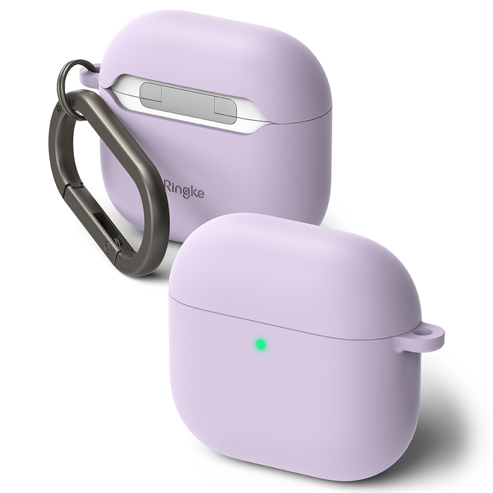 Apple AirPods 4 Silikonecover, Light Purple