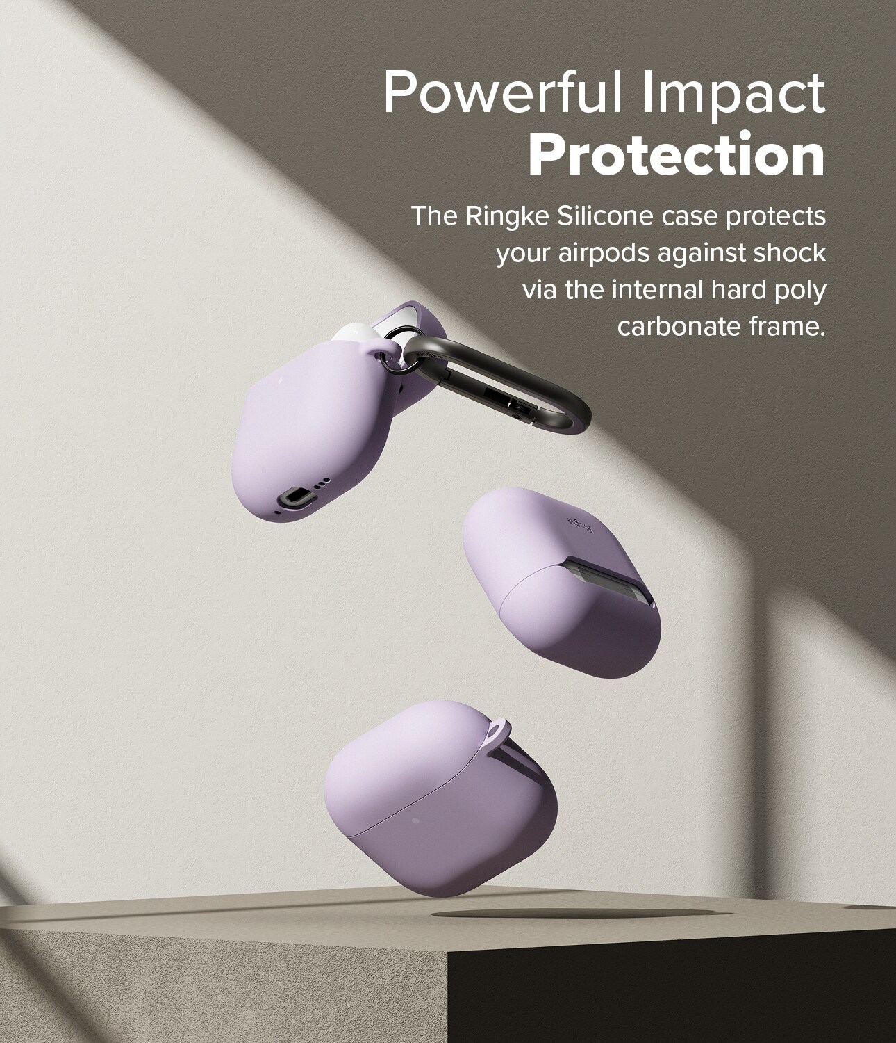 Apple AirPods 4 Silikonecover, Light Purple