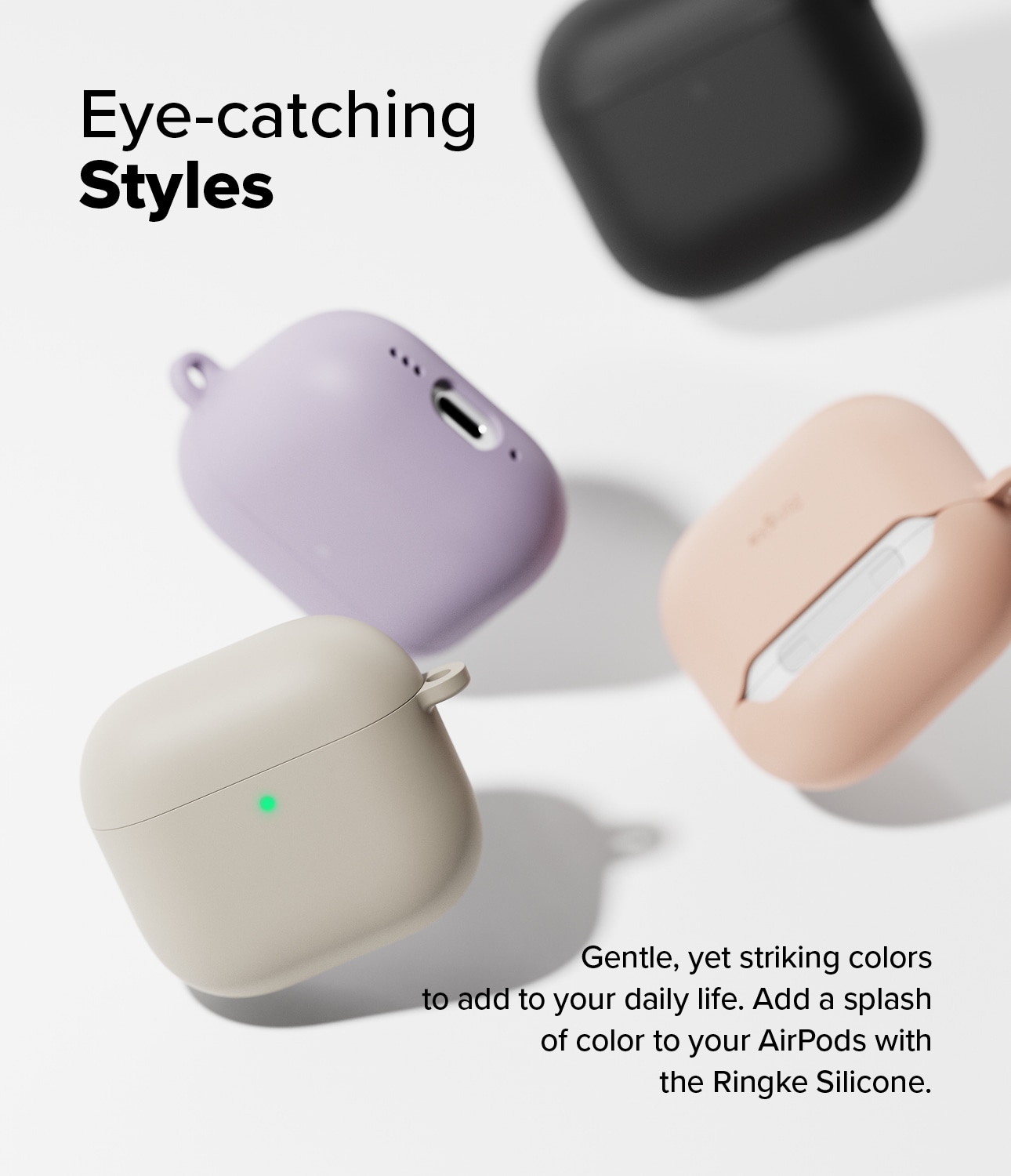 Apple AirPods 4 Silikonecover, Stone