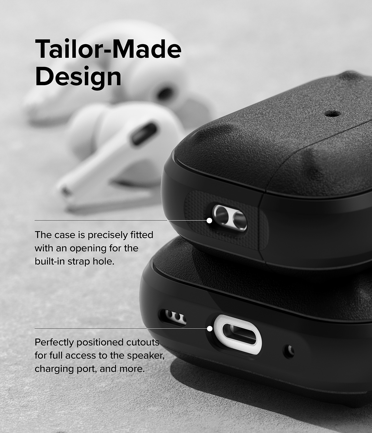 Apple AirPods Pro 2 Onyx cover, Sort