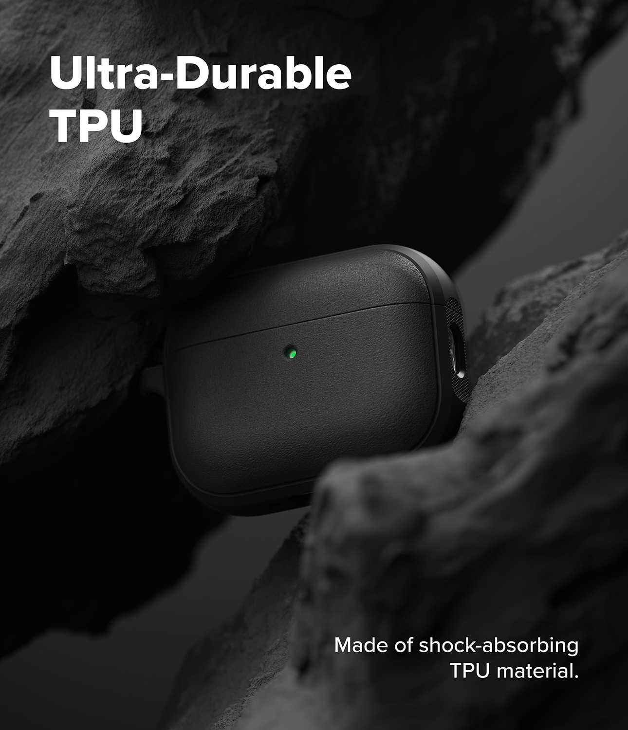 Apple AirPods Pro 3 Onyx MagSafe cover, Sort