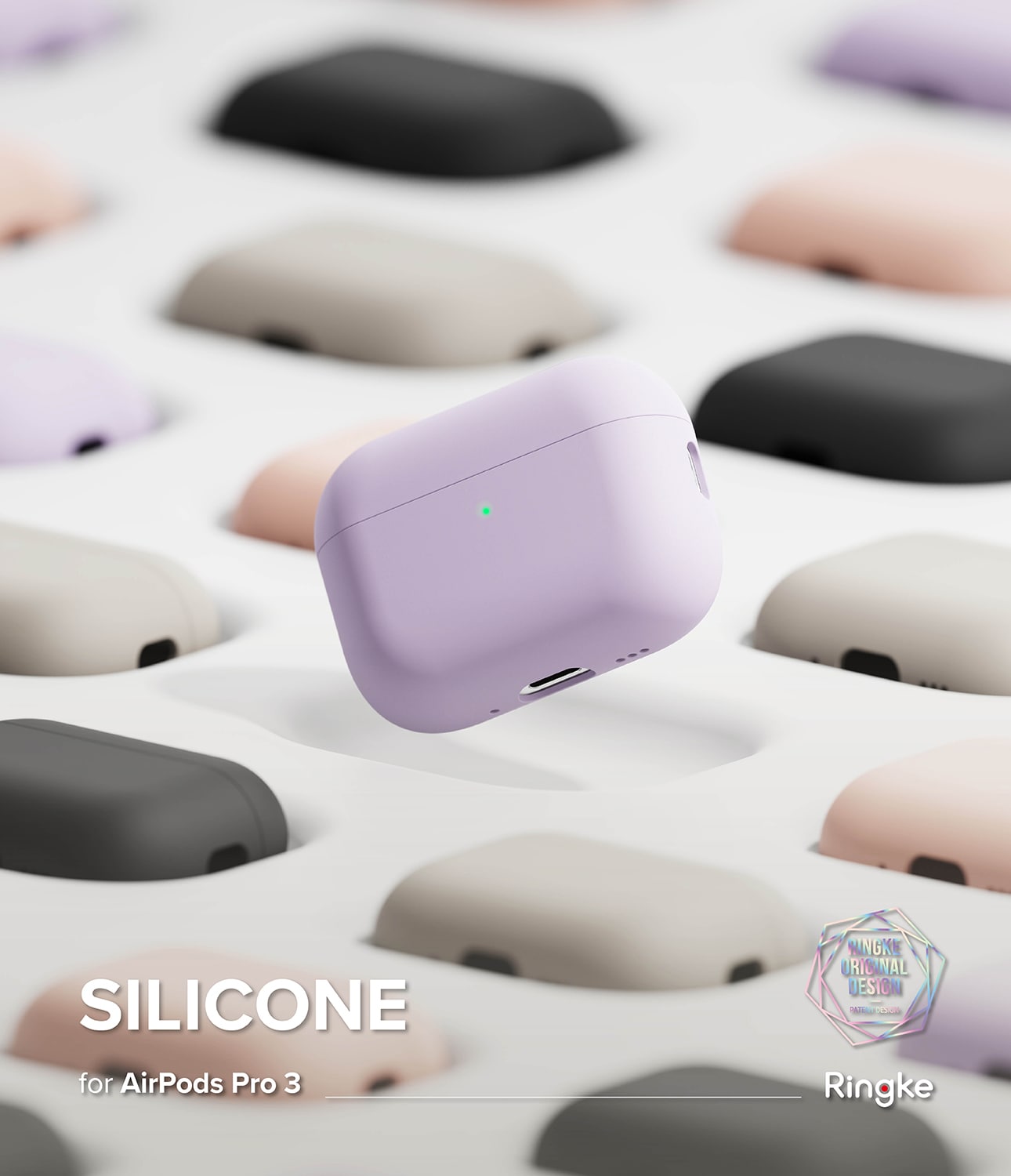 Apple AirPods Pro 3 Silikonecover, Stone