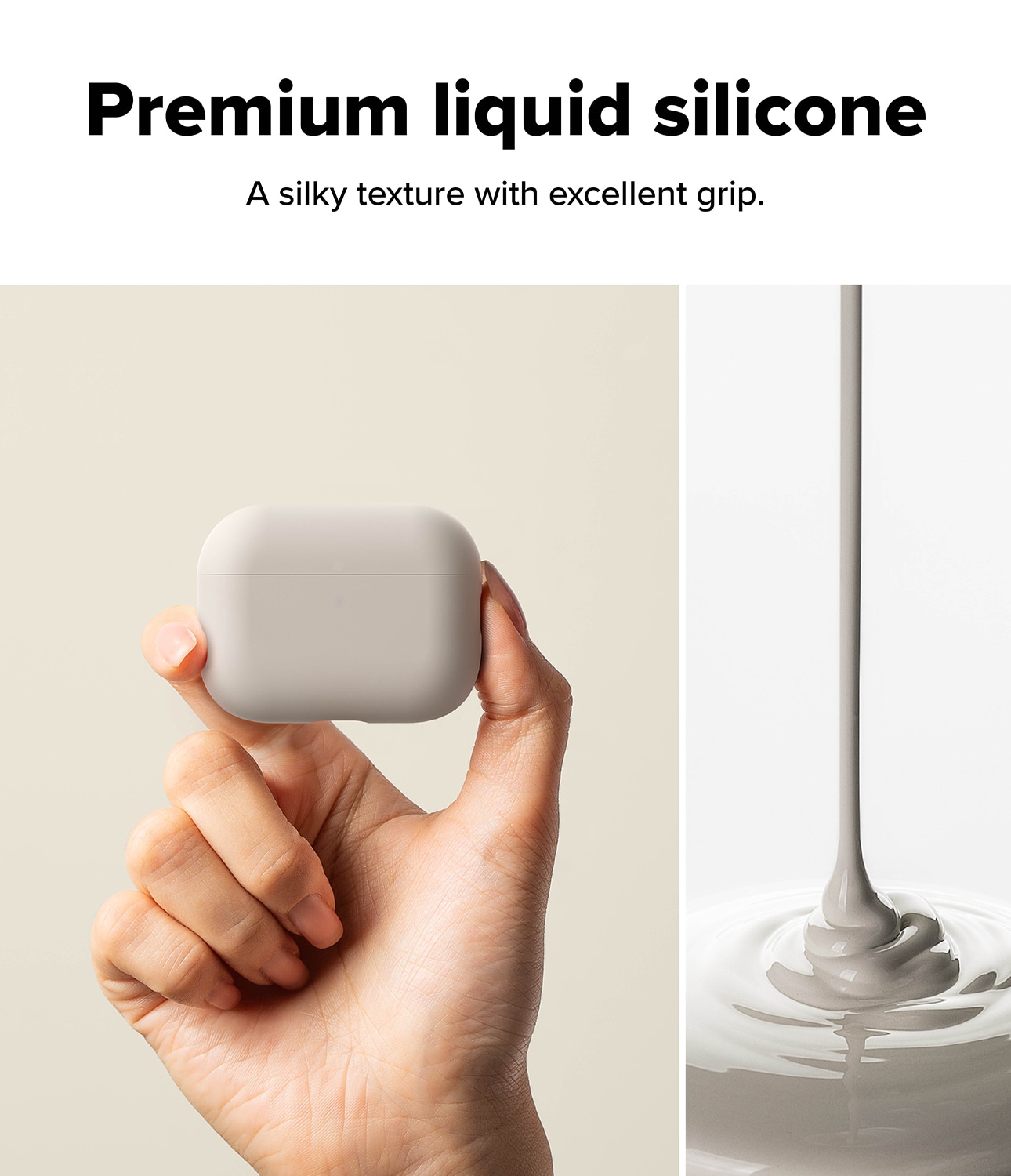 Apple AirPods Pro 3 Silikonecover, Stone