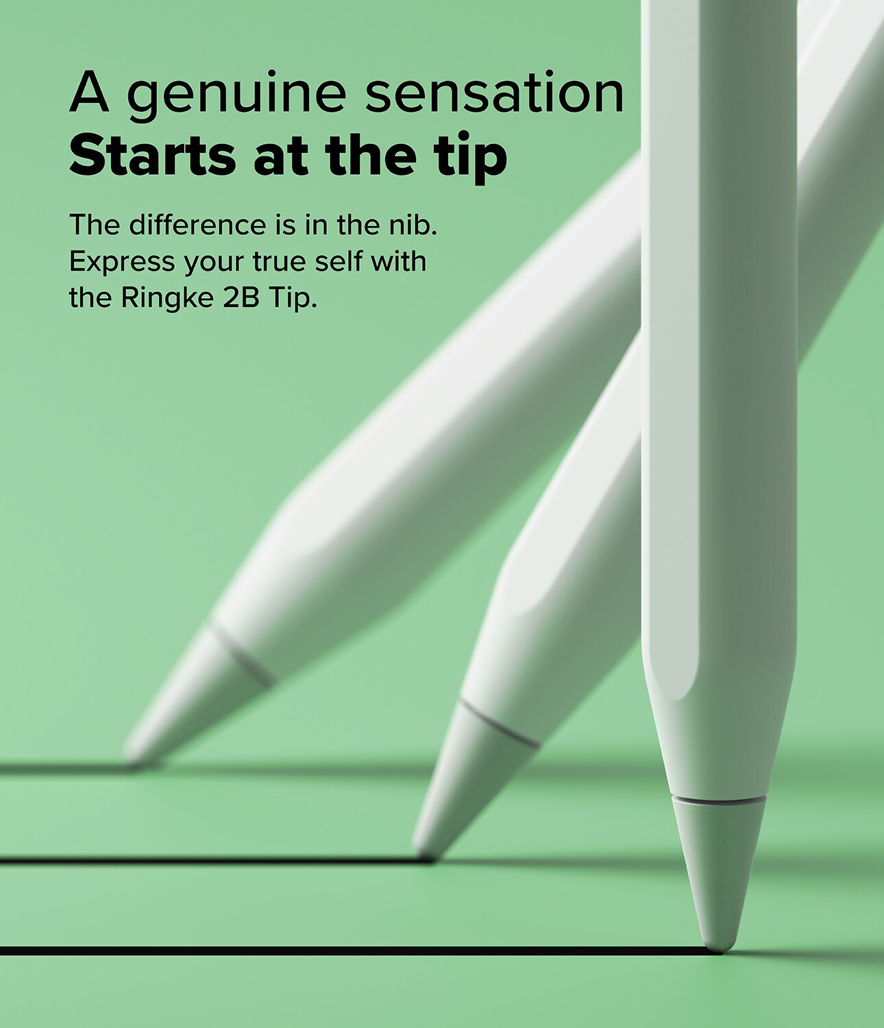 Apple Pencil Spids Tip 2B (3-pak), Hvid