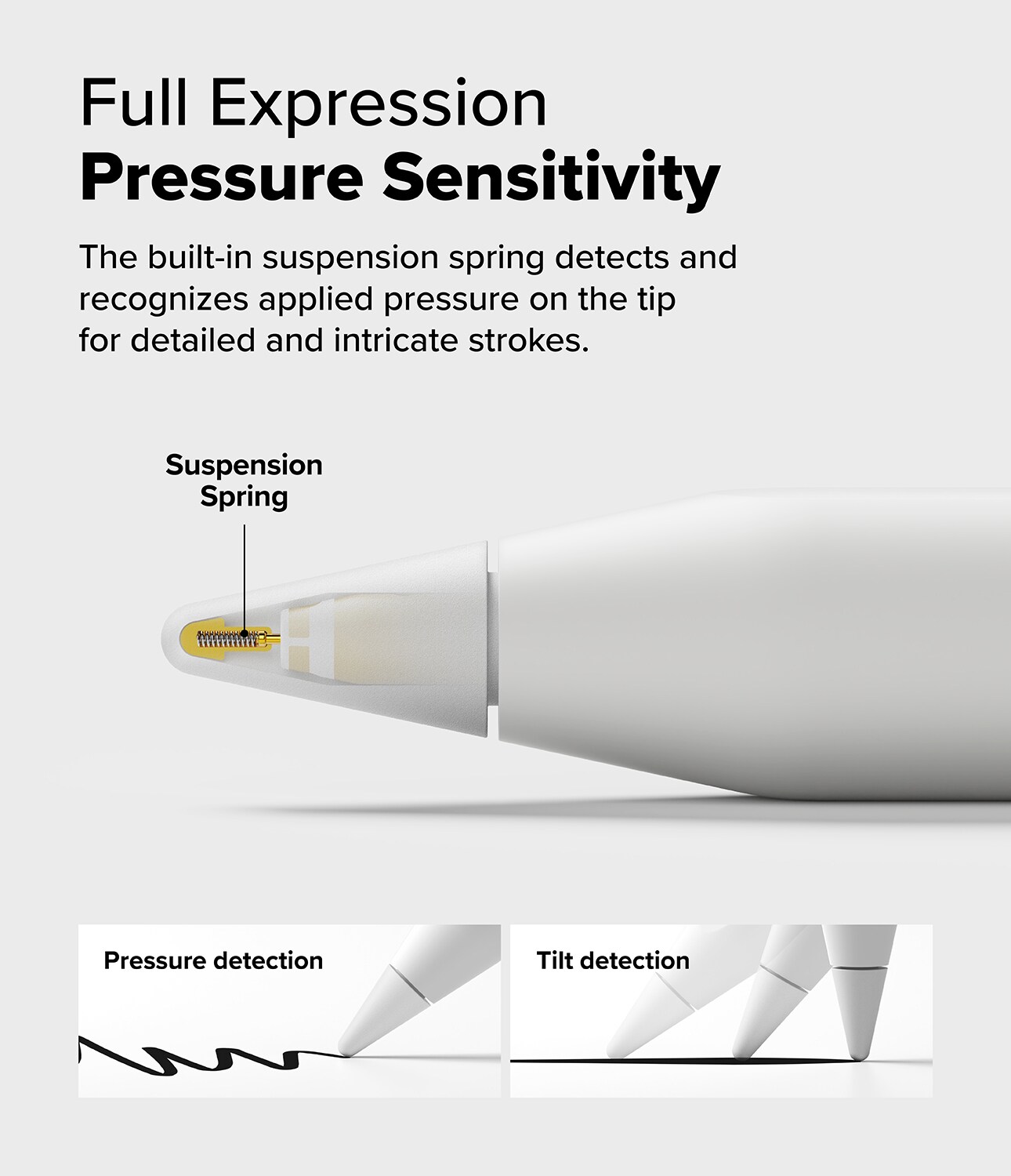 Apple Pencil Spids Tip 2B (3-pak), Hvid