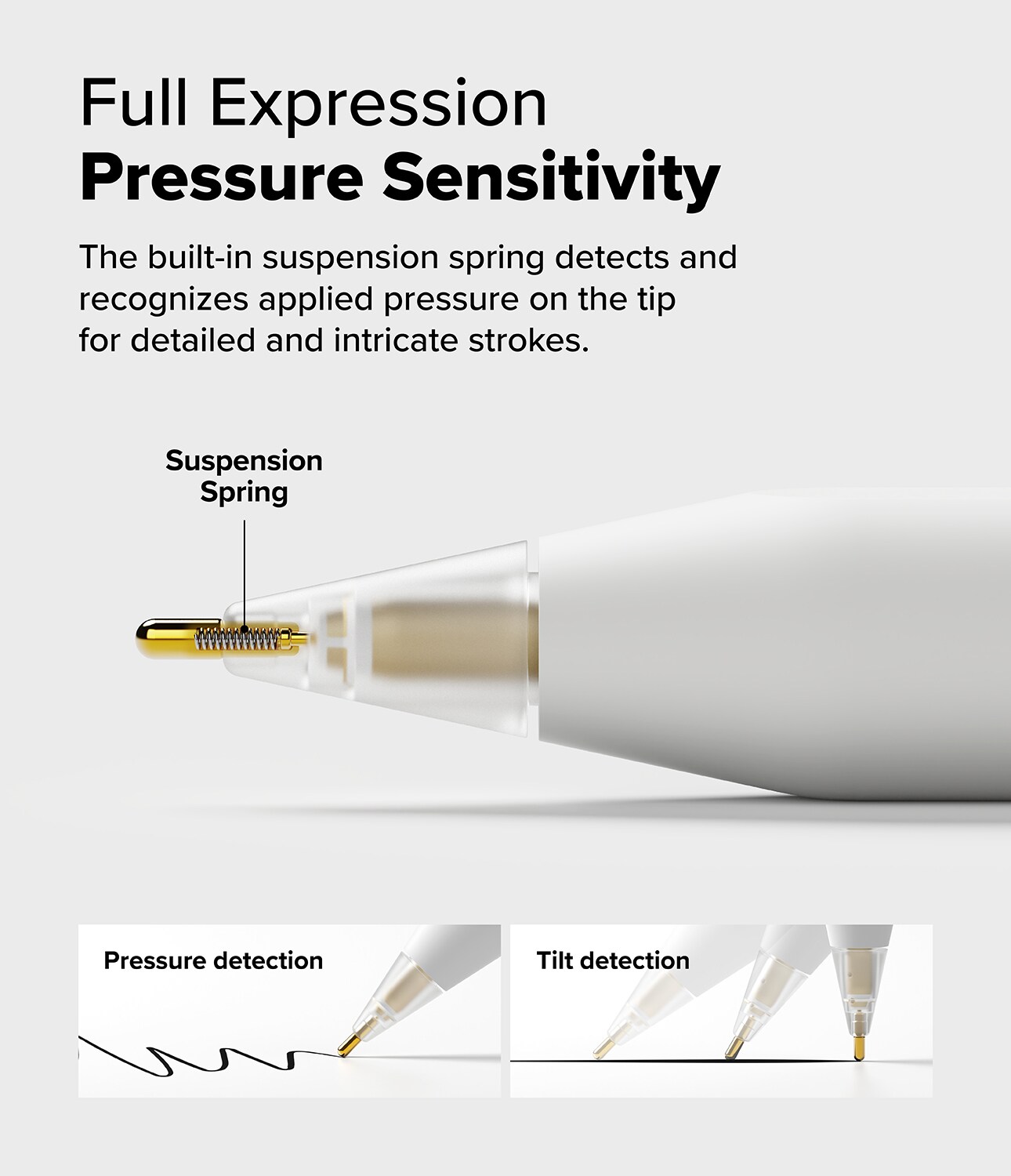Apple Pencil Spids Metal Tip (3-pak), Hvid