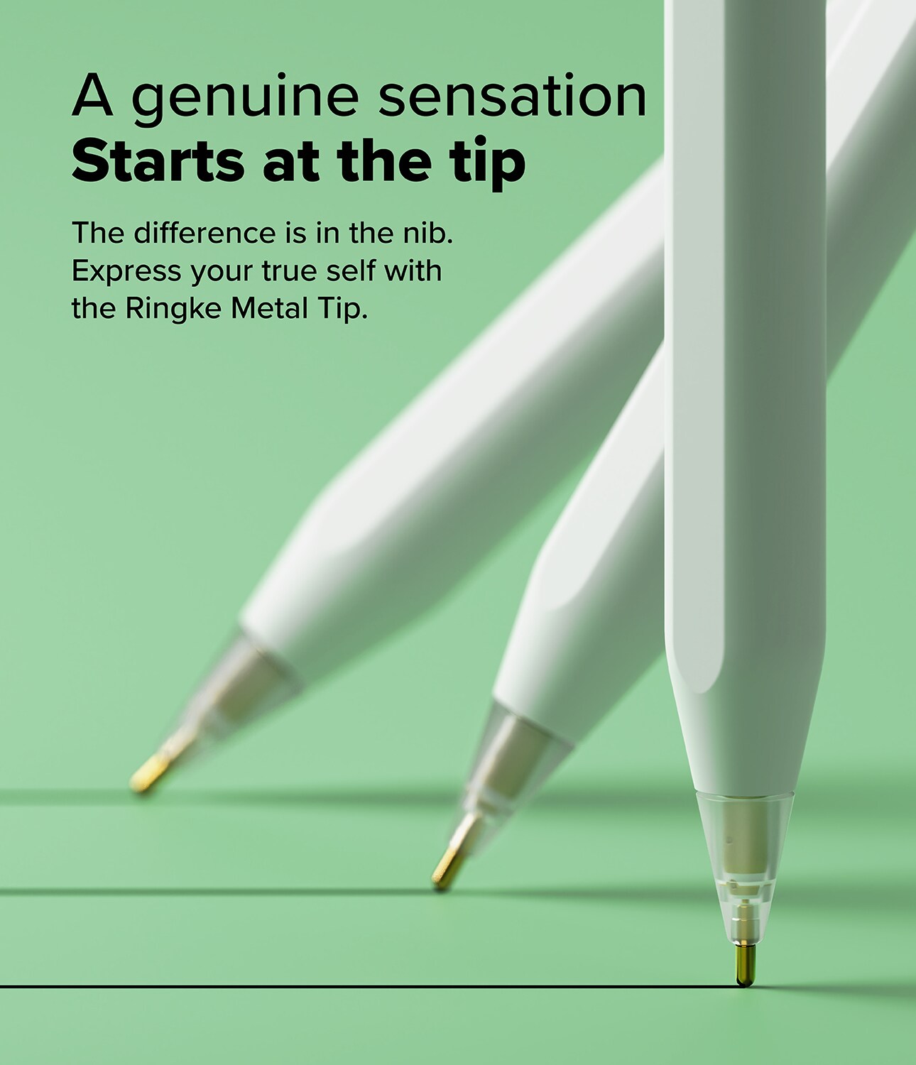 Apple Pencil Spids Metal Tip (3-pak), Hvid