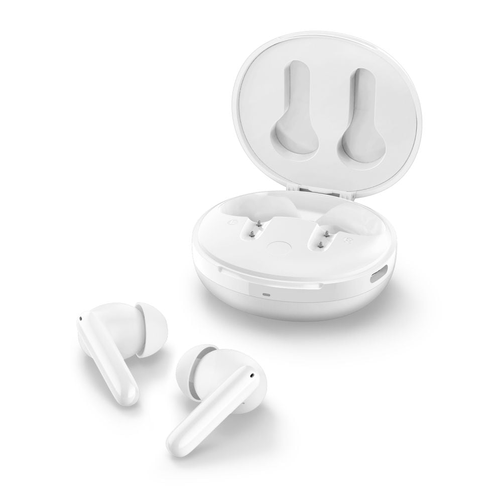Trådløse ANC In-ear høretelefoner, Hvid