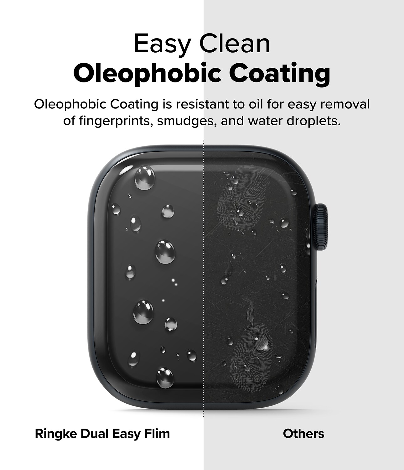 Apple Watch Series 10 42mm Skærmbeskytter beskyttelsesfilm - Dual Easy (3-pak)