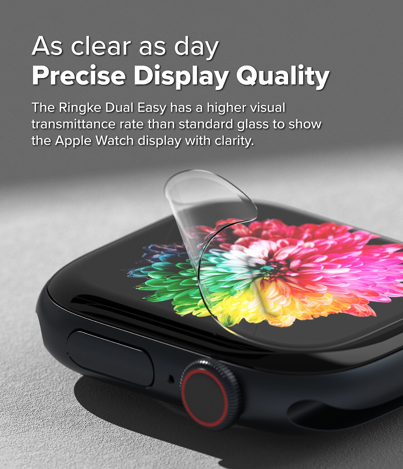 Apple Watch Series 10 42mm Skærmbeskytter beskyttelsesfilm - Dual Easy (3-pak)