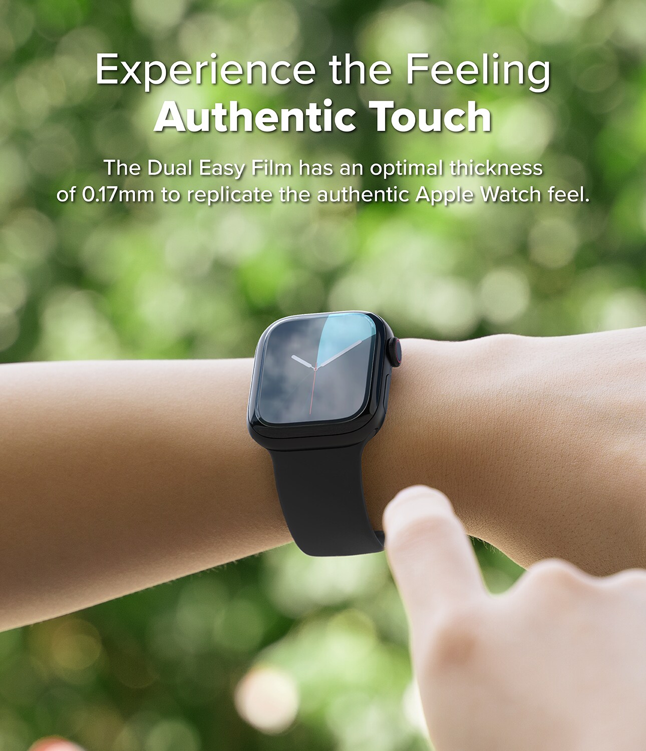 Apple Watch Series 10 42mm Skærmbeskytter beskyttelsesfilm - Dual Easy (3-pak)