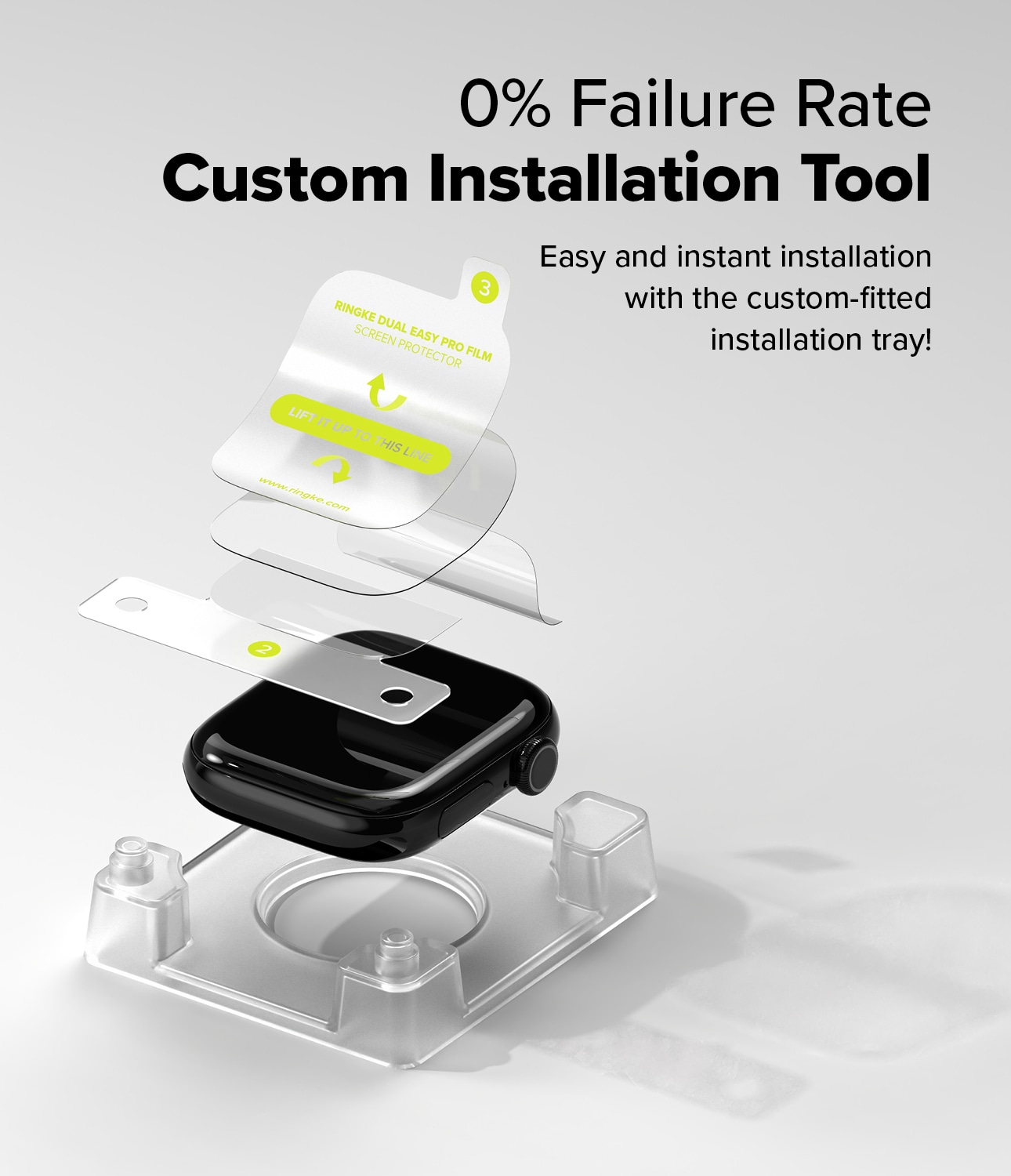 Apple Watch Series 11 46mm Skærmbeskyttelse - beskyttelsesfilm Dual Easy Pro (2-pack)