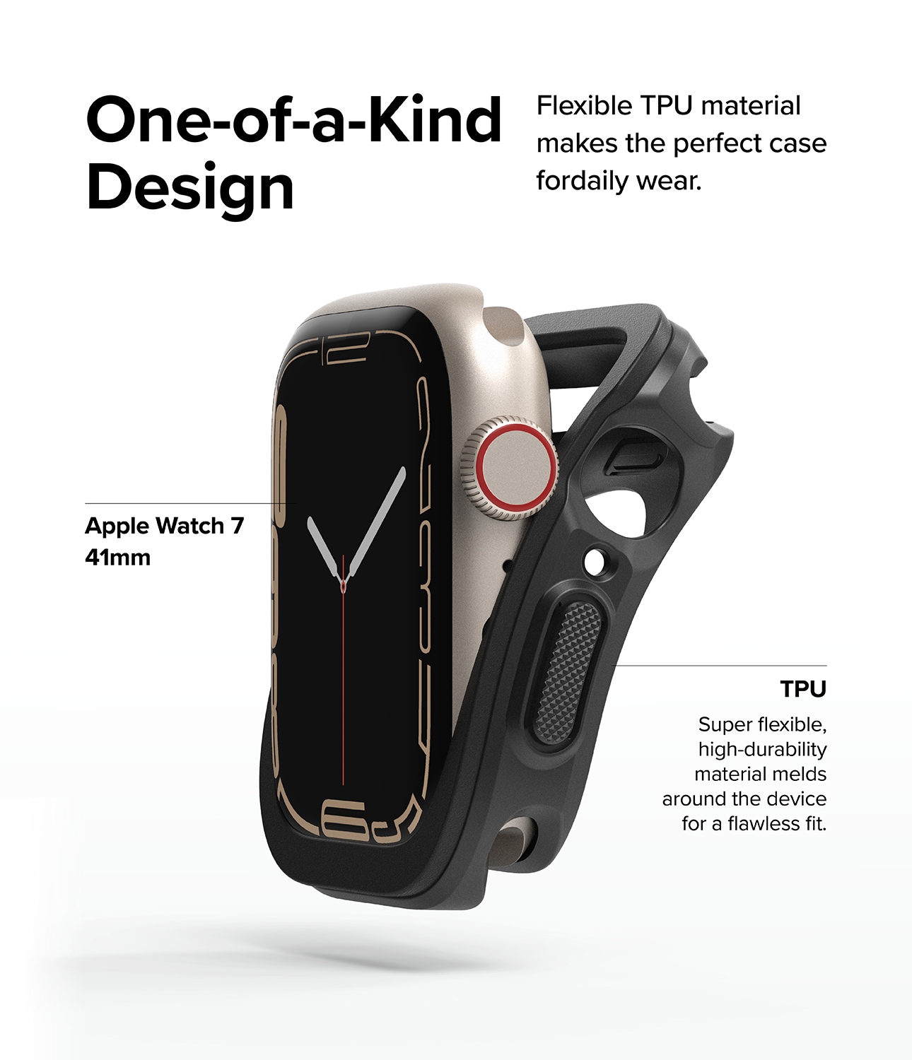 Apple Watch SE 40mm Air Sports cover, Black