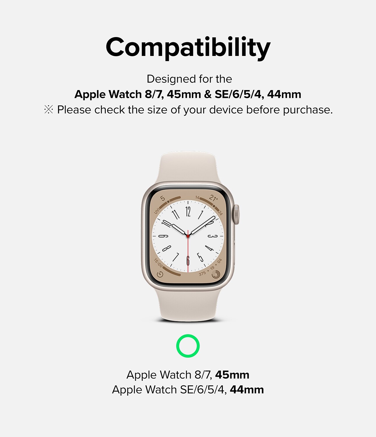 Apple Watch Series 9 45mm Skærmbeskytter beskyttelsesfilm - Dual Easy (3-pak)