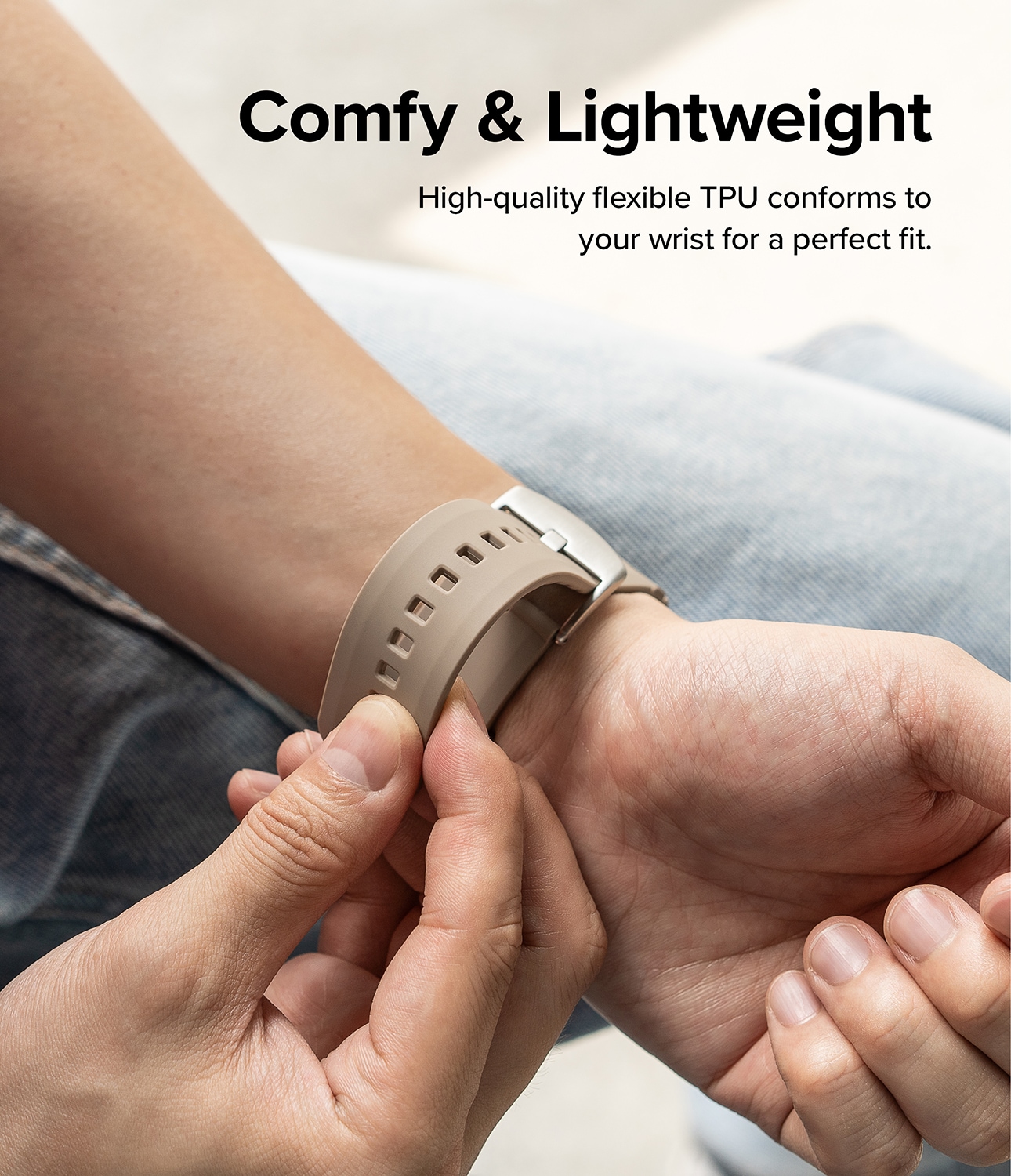 Apple Watch Ultra 49mm 3rd Gen Rem Rubber One Bold Grå