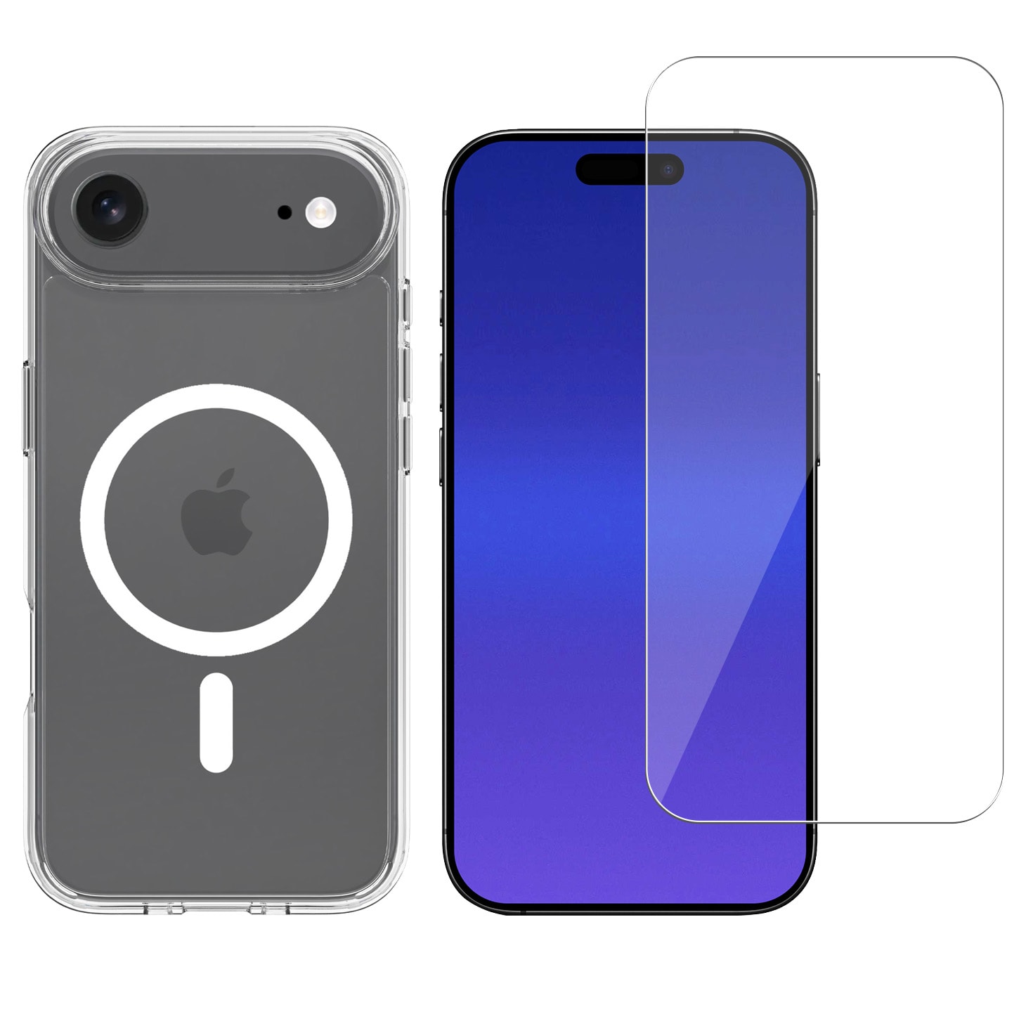 iPhone Air MagSafe hybrid-cover + Skærmbeskyttelse hærdet glas