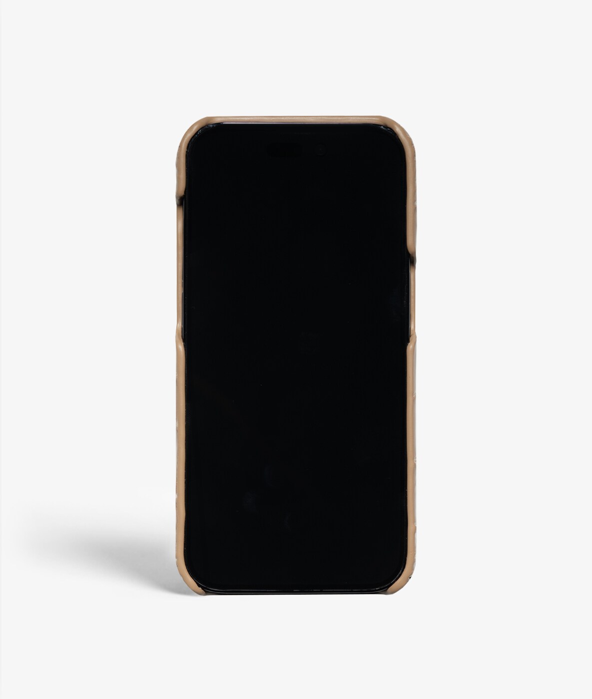 iPhone 14 Pro Cover Croco Sand