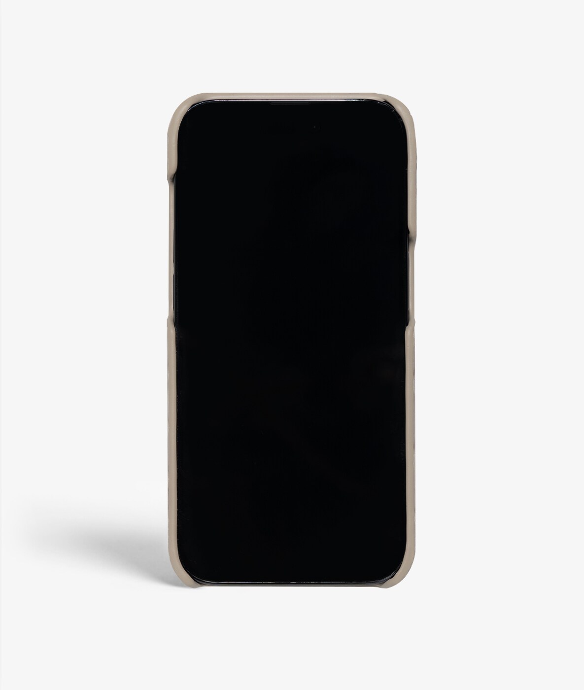 iPhone 13 Pro Max Cover Croco Grå
