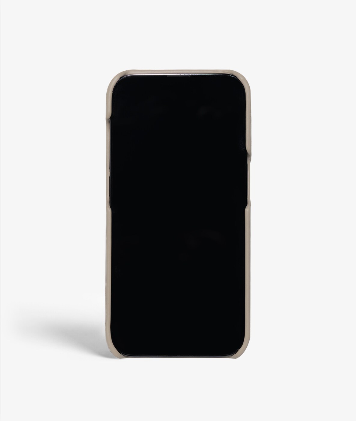 iPhone 14 Pro Cover Croco Grå