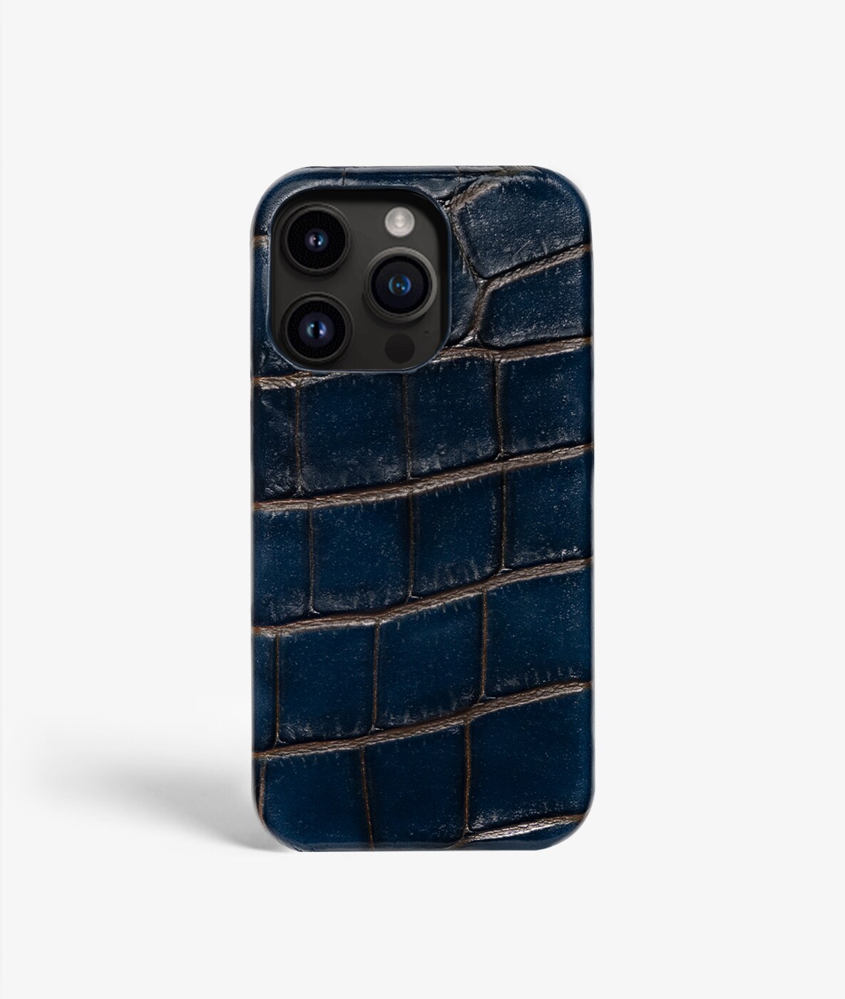 iPhone 13 Pro Max Cover Croco Blå