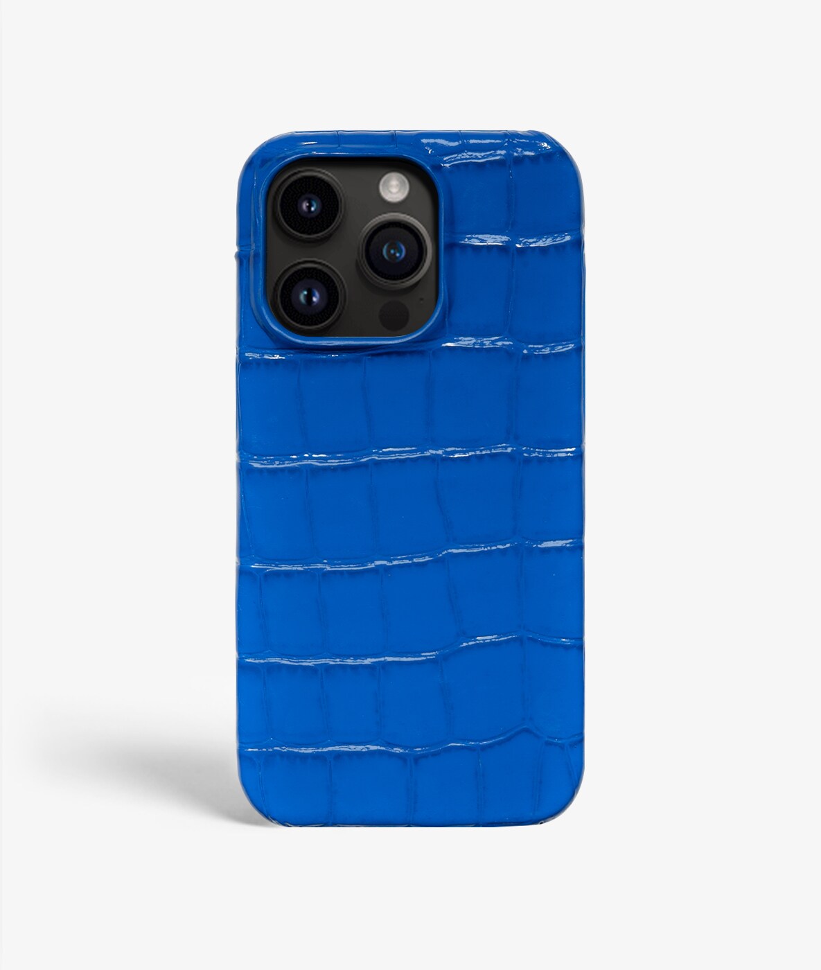 iPhone 14 Pro Max Cover Croco Blå