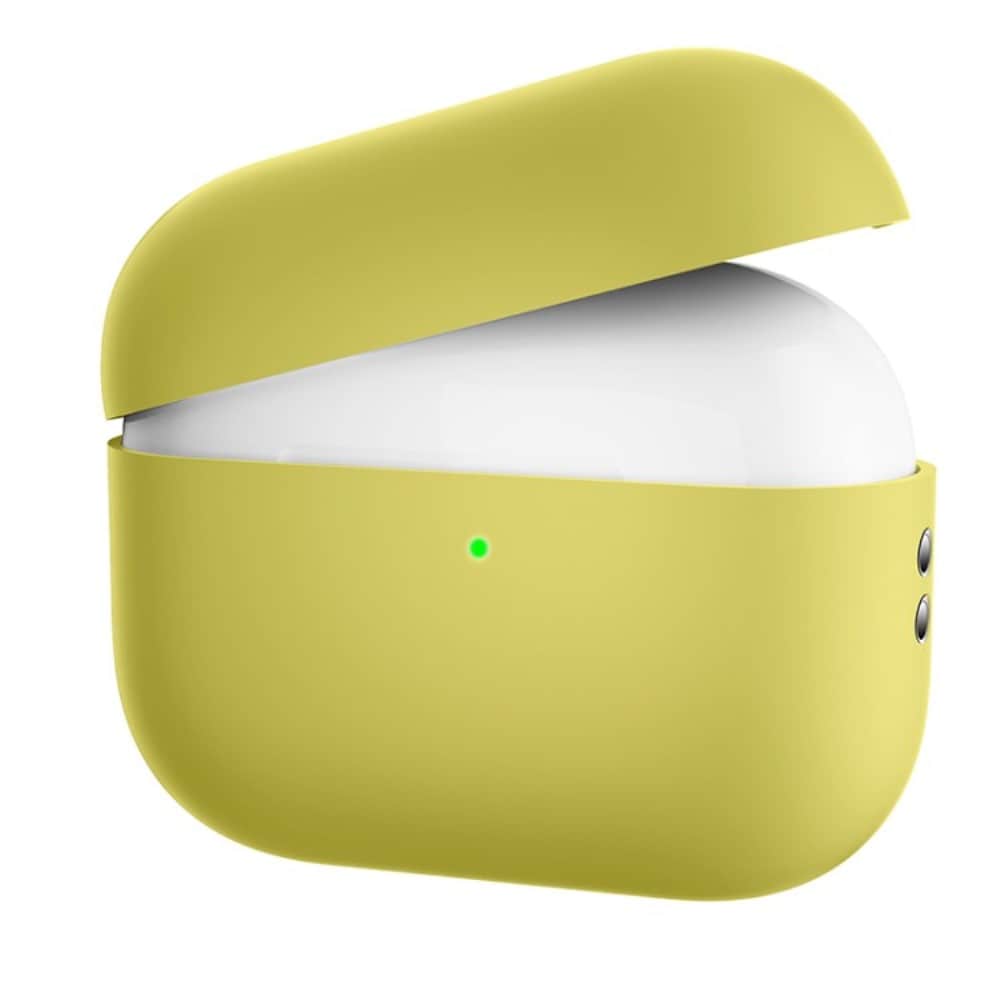 Apple AirPods Pro 2 Tyndt silikonecover, Gul