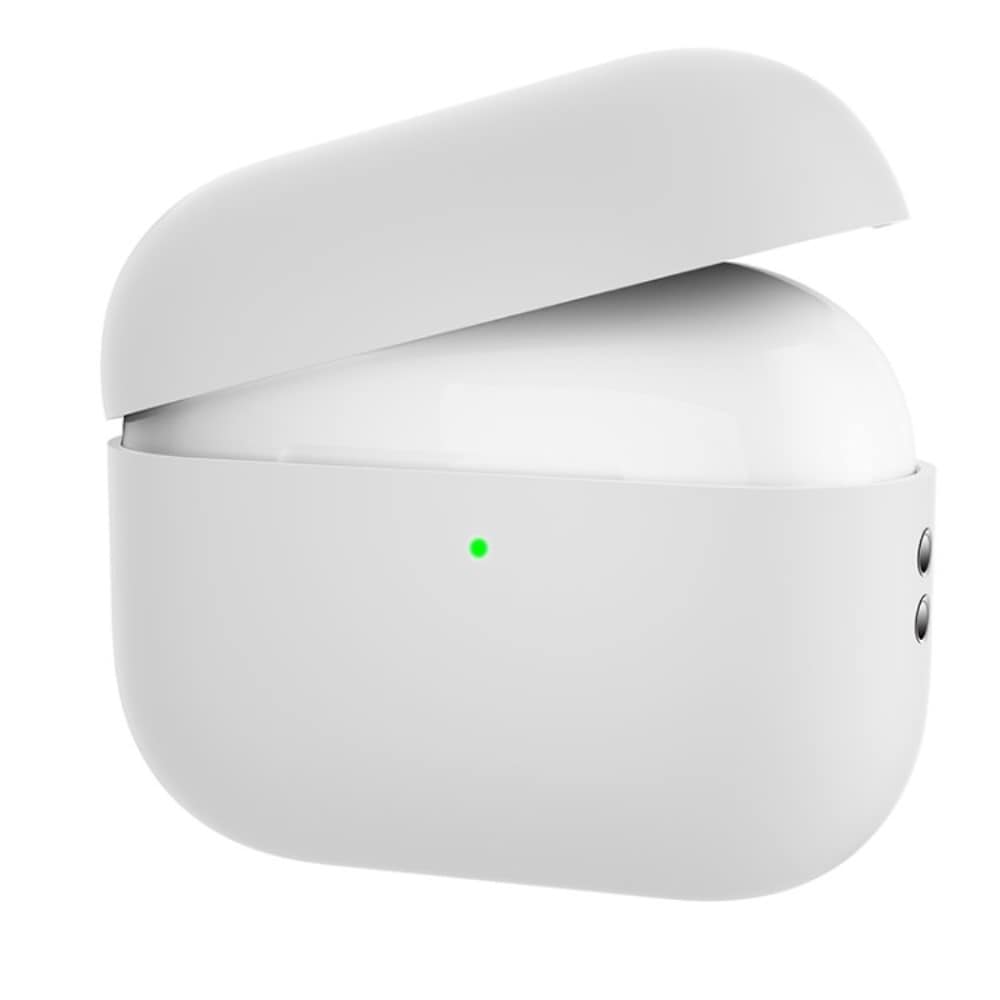 Apple AirPods Pro 2 Tyndt silikonecover, Hvid
