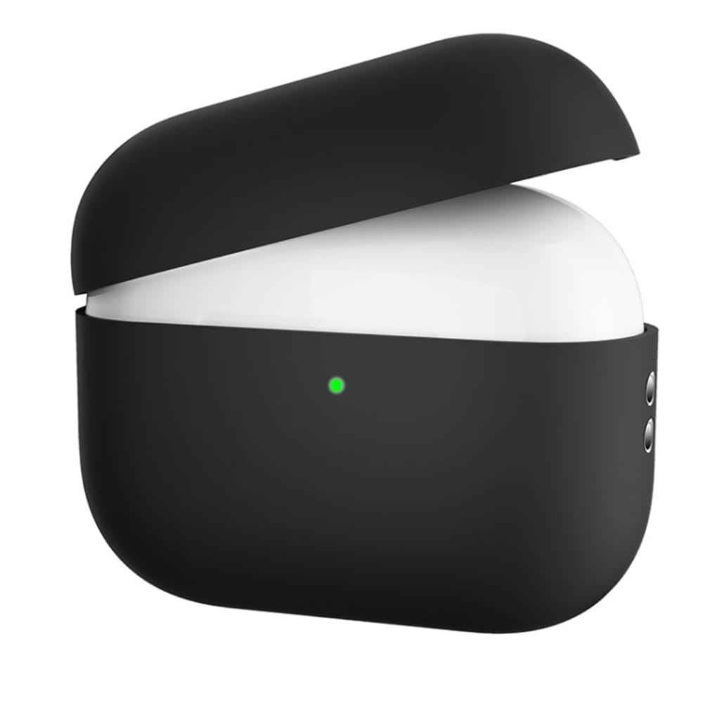 Apple AirPods Pro 2 Tyndt silikonecover, Sort