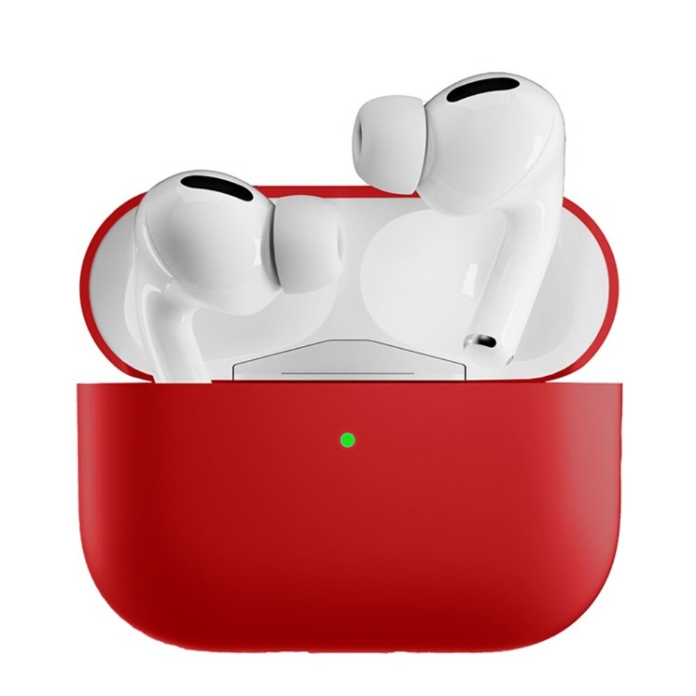 Apple AirPods Pro 2 Tyndt silikonecover, Rød