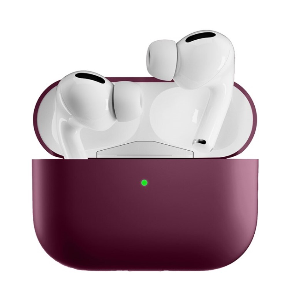 Apple AirPods Pro 2 Tyndt silikonecover, Rød