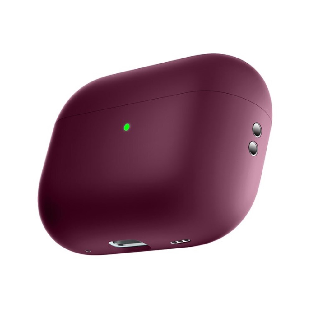 Apple AirPods Pro 2 Tyndt silikonecover, Rød