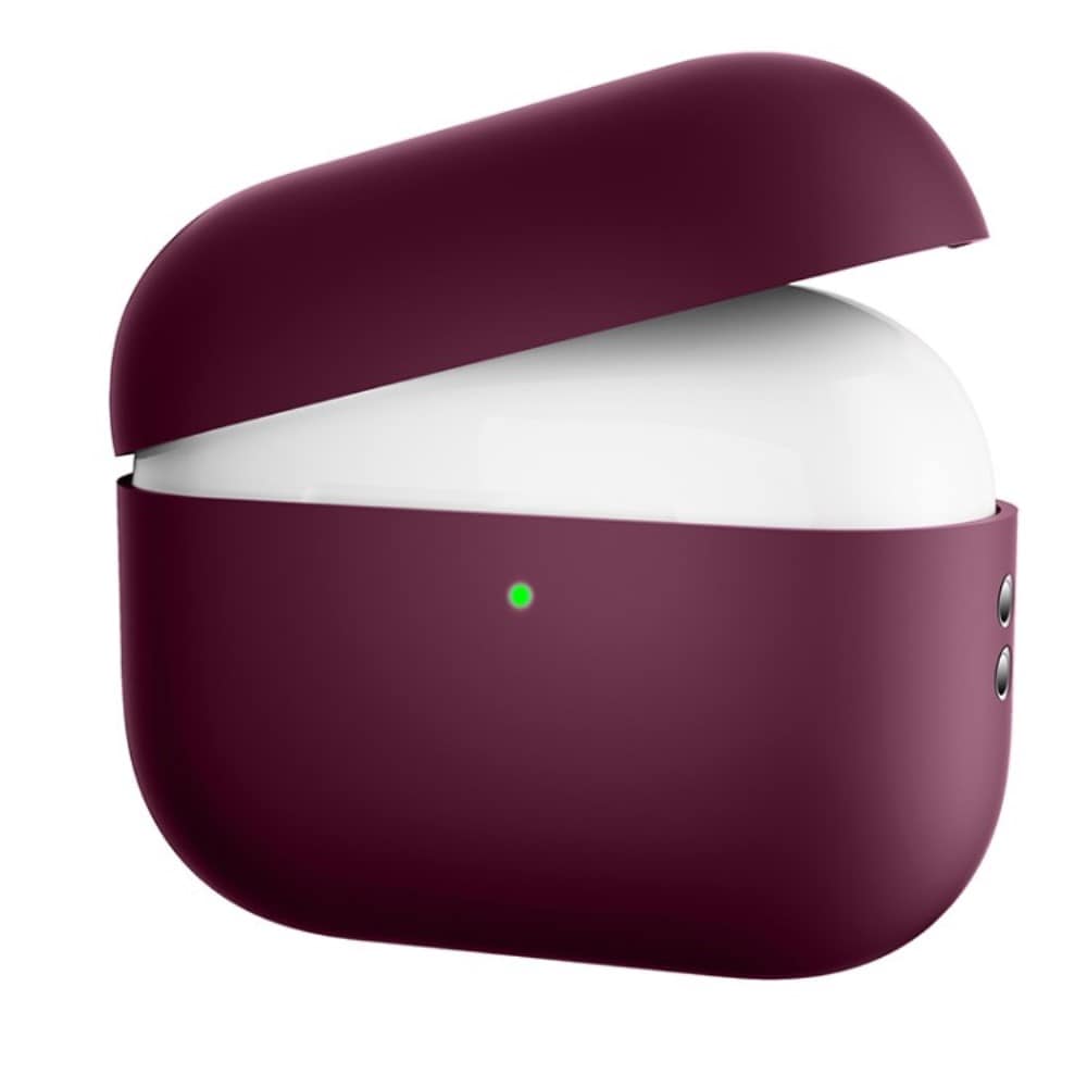 Apple AirPods Pro 2 Tyndt silikonecover, Rød