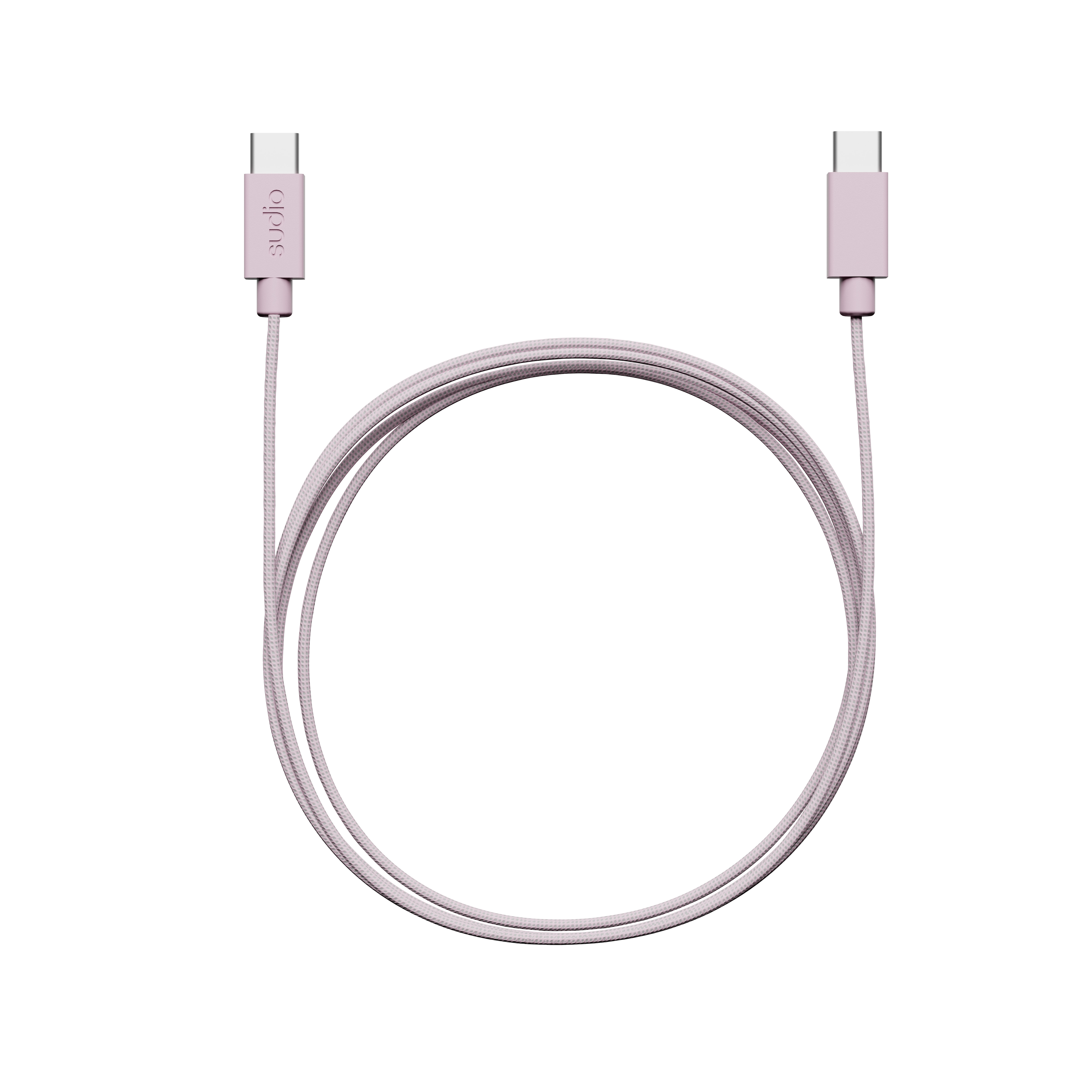 C1 opladningskabel USB-C til USB-C 1.8 m, Lyserød