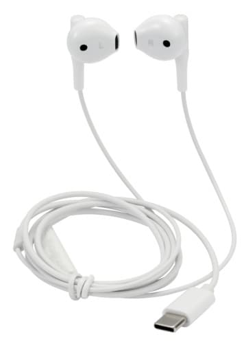 Høretelefoner in-ear USB-C, Hvid
