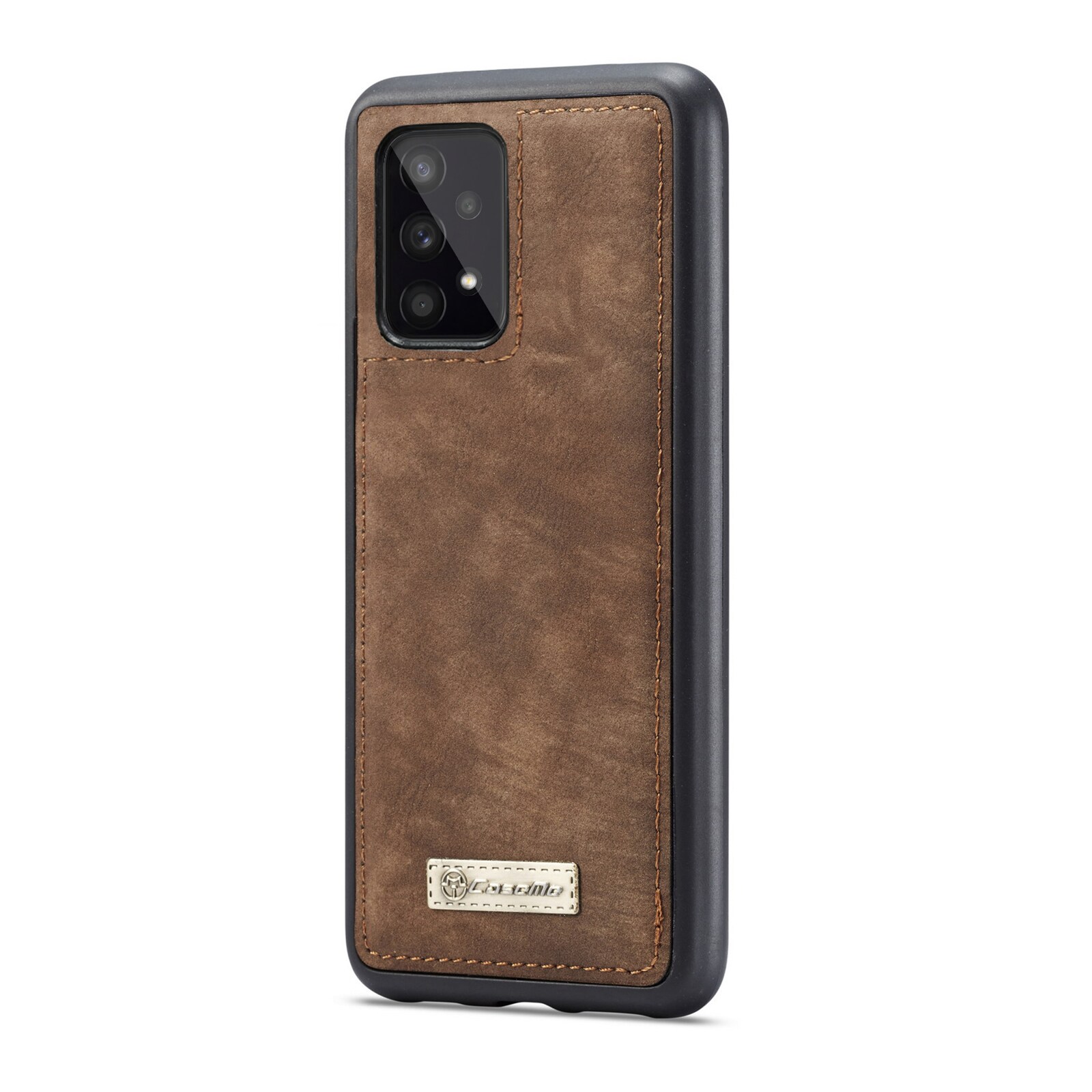 Samsung Galaxy A53 Rummeligt pungetui med mange kortholdere, Brun