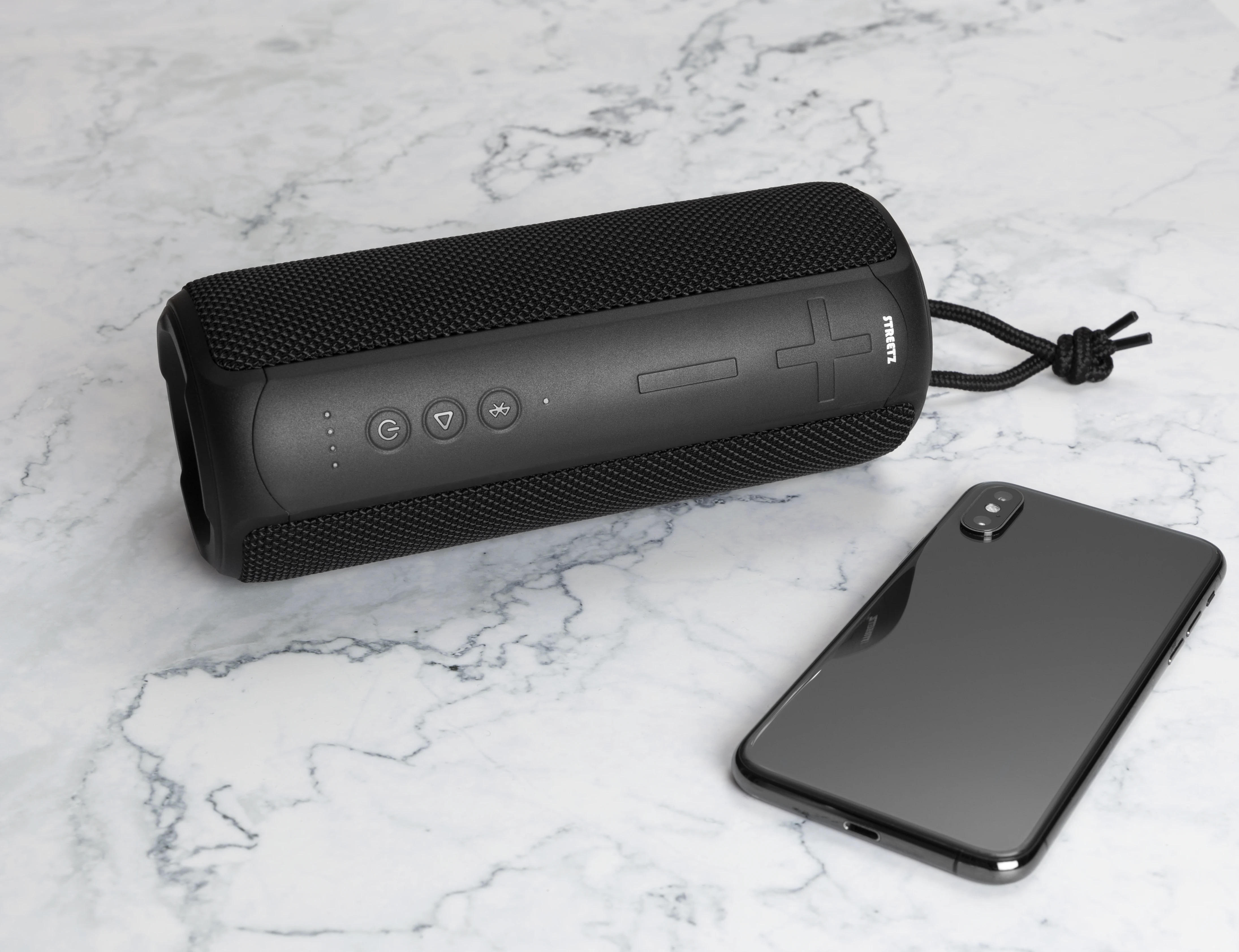 Vandtæt Bluetooth-højttaler, Sort