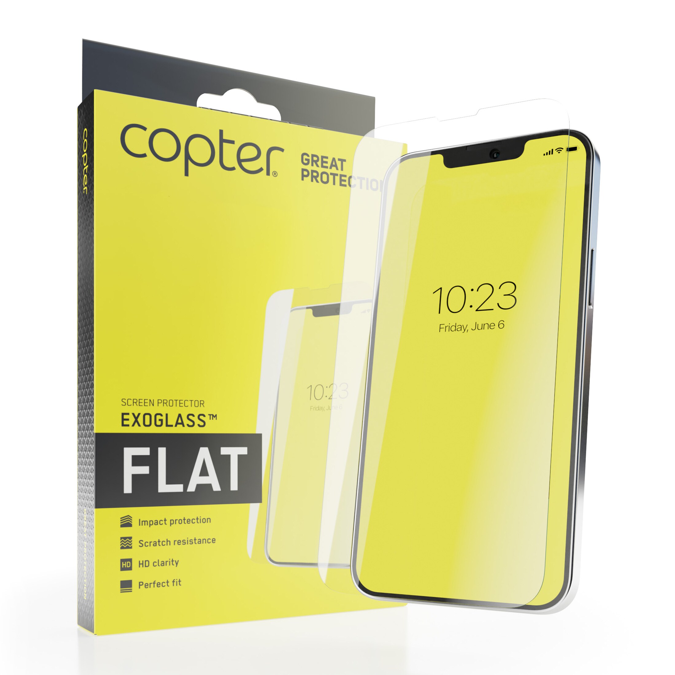 iPhone 16e Skærmbeskytter i hærdet glas - Exoglass