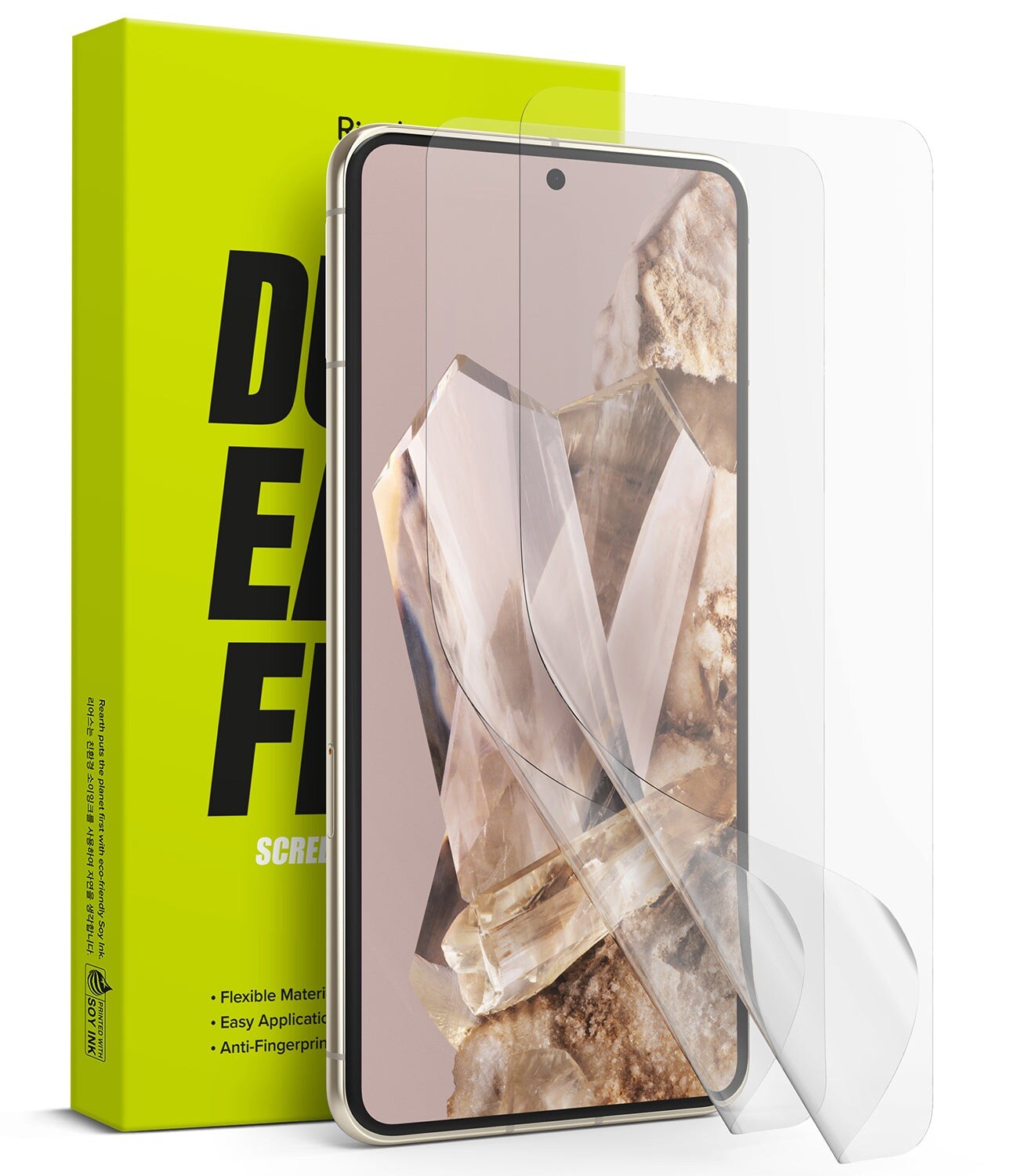 Google Pixel 8 Pro Skærmbeskytter beskyttelsesfilm - Dual Easy (2-pak)