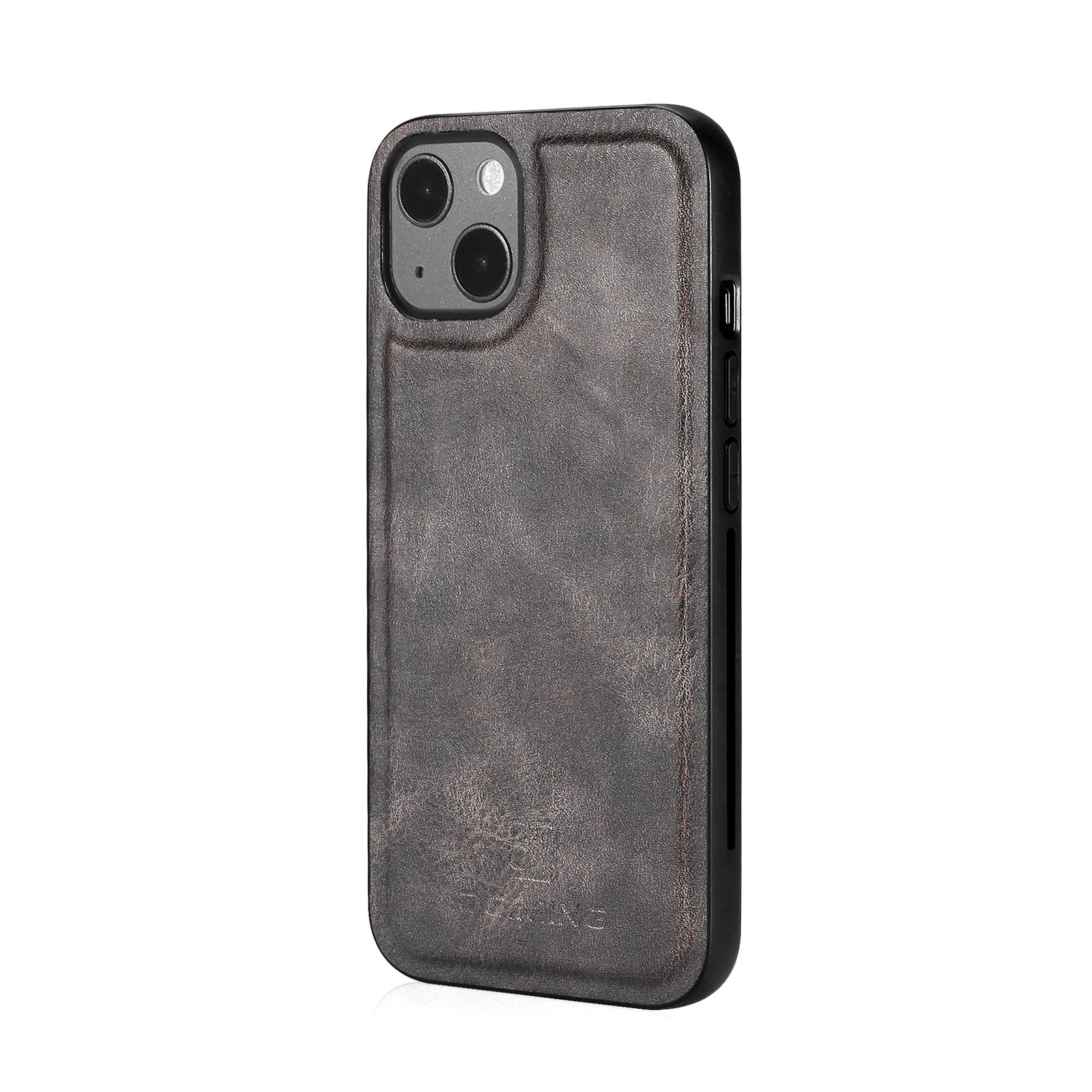 iPhone 13 Pungetui med aftageligt cover, Brown