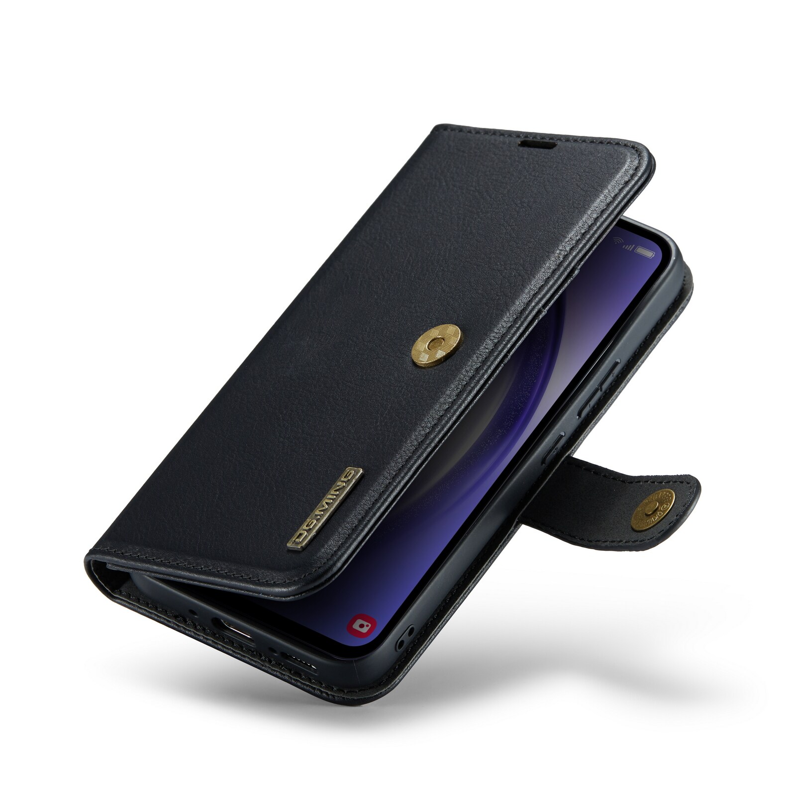 Samsung Galaxy A54 Pungetui med aftageligt cover, Black