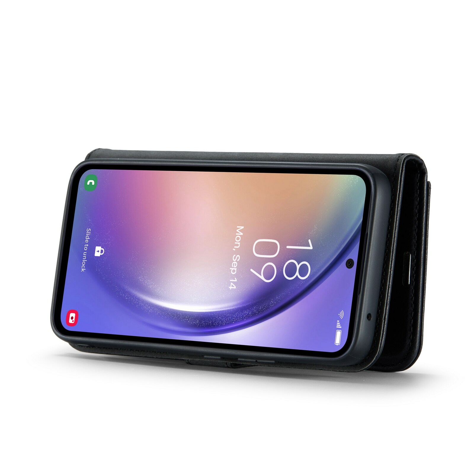Samsung Galaxy A54 Pungetui med aftageligt cover, Black