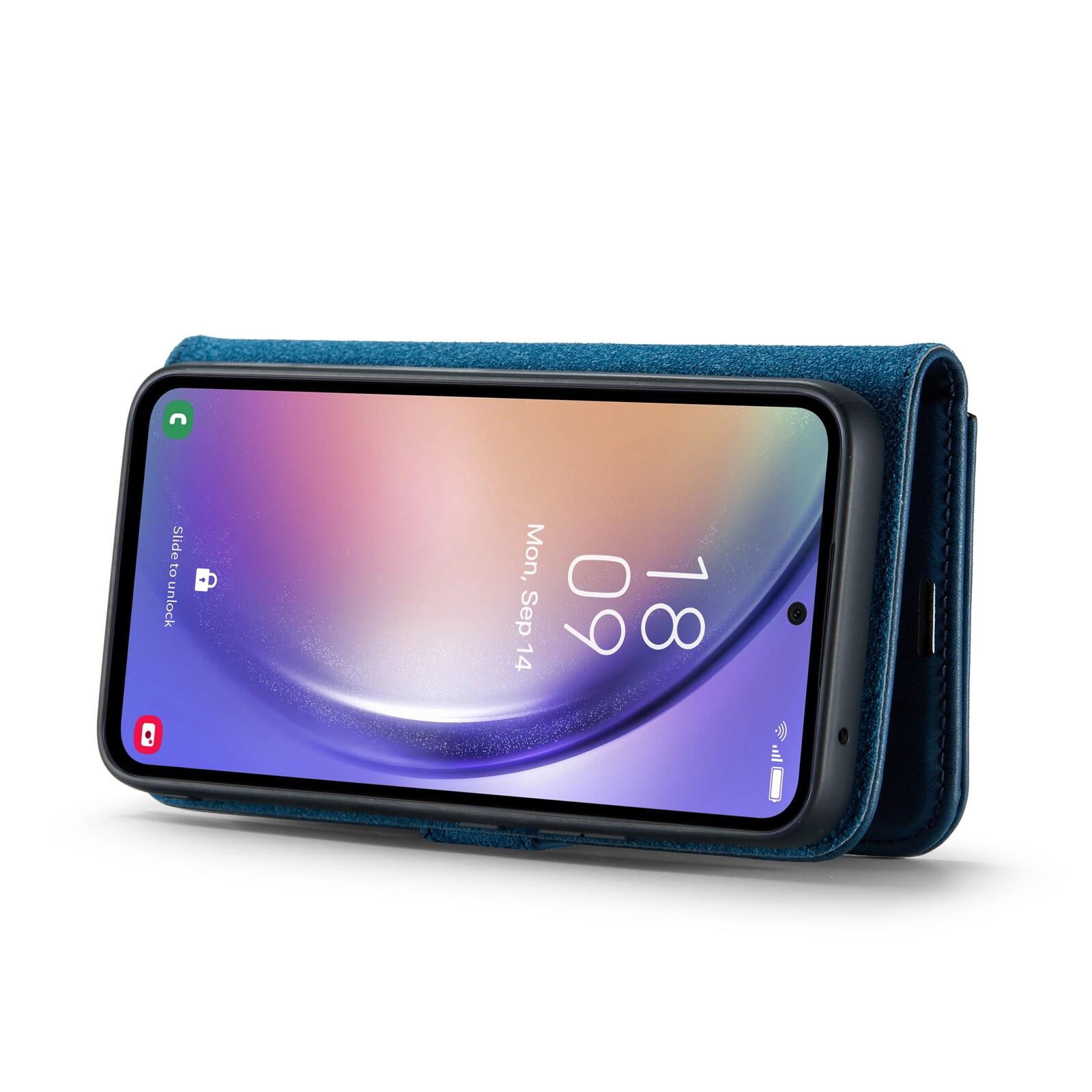 Samsung Galaxy S23 FE Pungetui med aftageligt cover, Blue