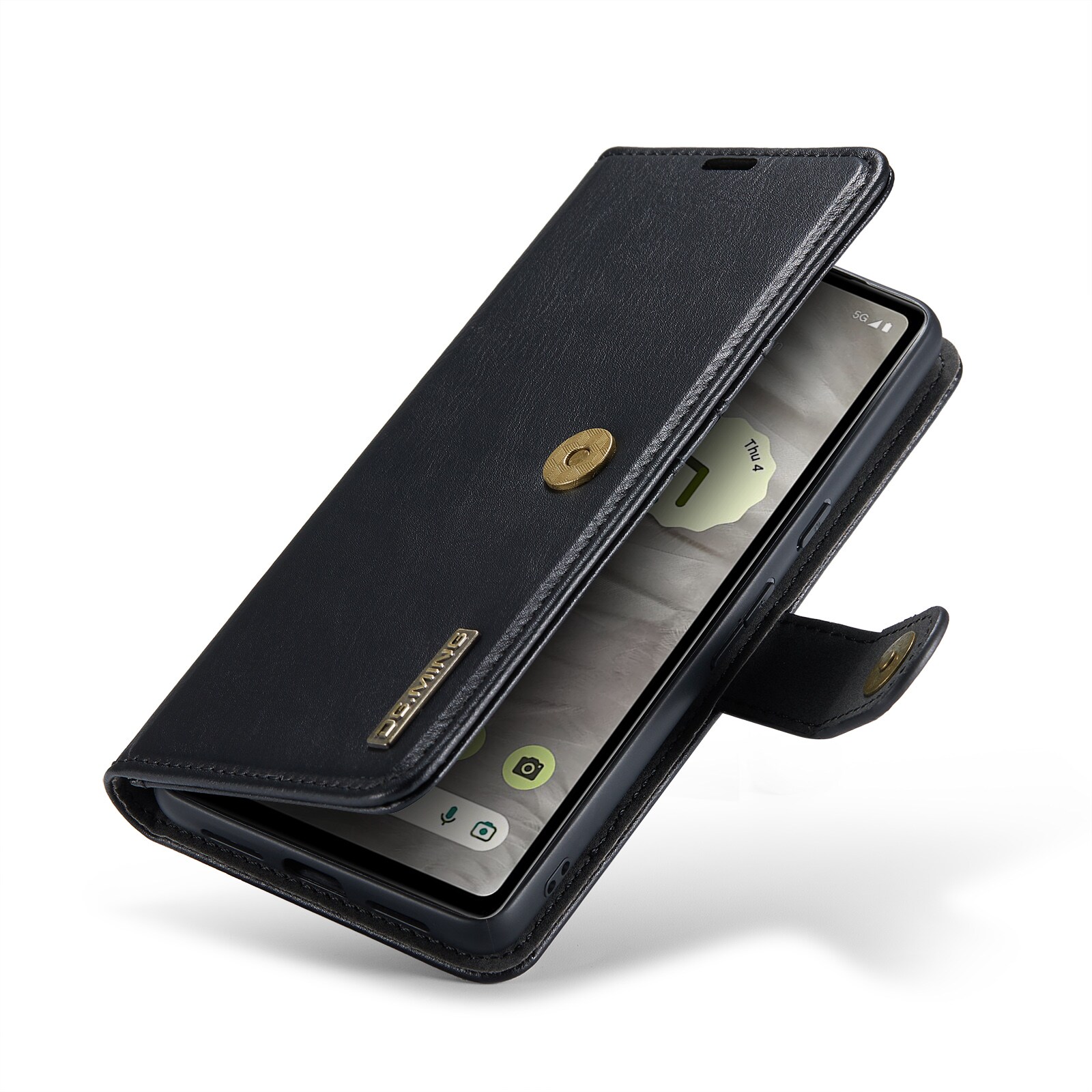 Google Pixel 7a Pungetui med aftageligt cover, Black