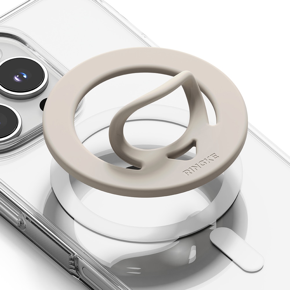 Dual magnetisk silikone-ring, Warm Gray