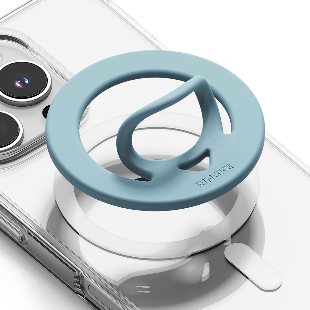 Dual magnetisk silikone-ring, Light Teal