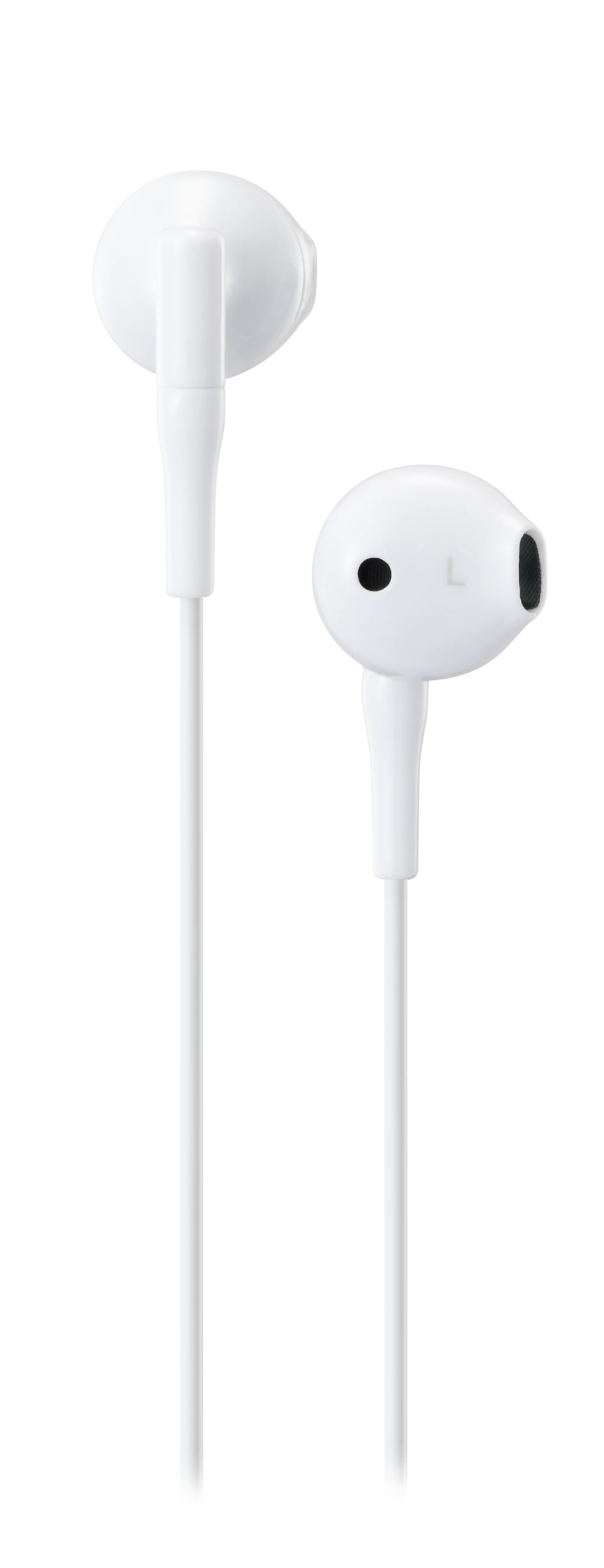 Høretelefoner semi-in-ear 3.5mm Hvid