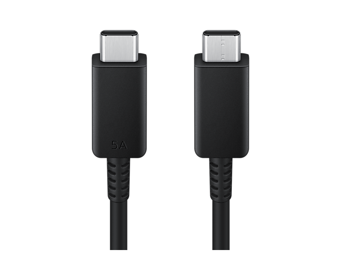 Kabel USB-C til USB-C 1.8m 5A, Sort