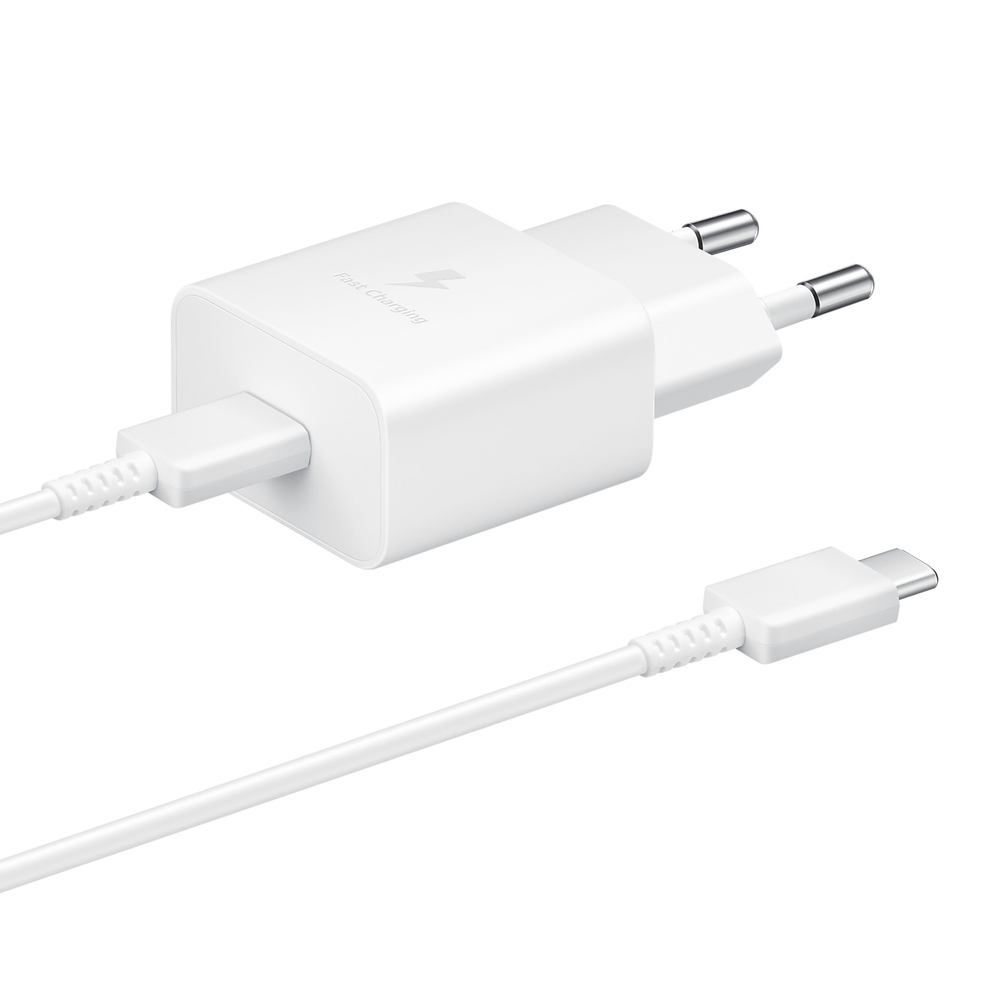 Mobiloplader USB-C Fast Charge PD 15W, Hvid